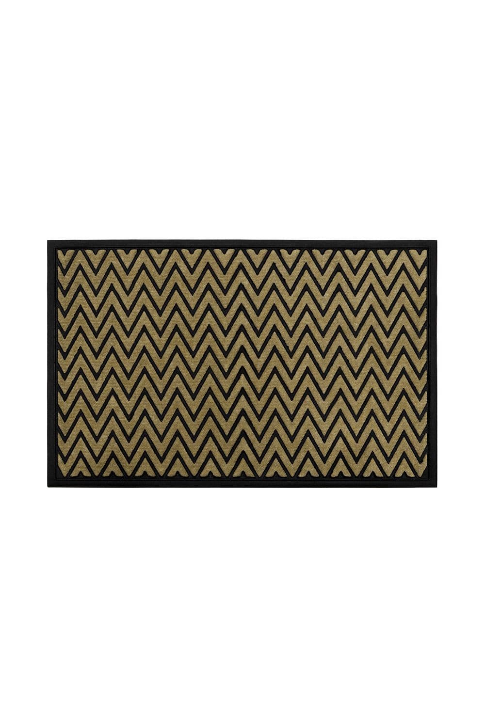 Vienna Rubber Backed Scraper Doormat 60x90cm Zigzag