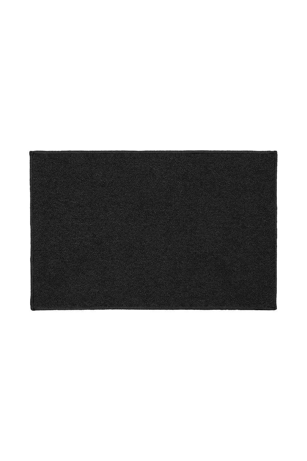 Eden Machine Washable Latex Backed Doormat 50x80cm Black