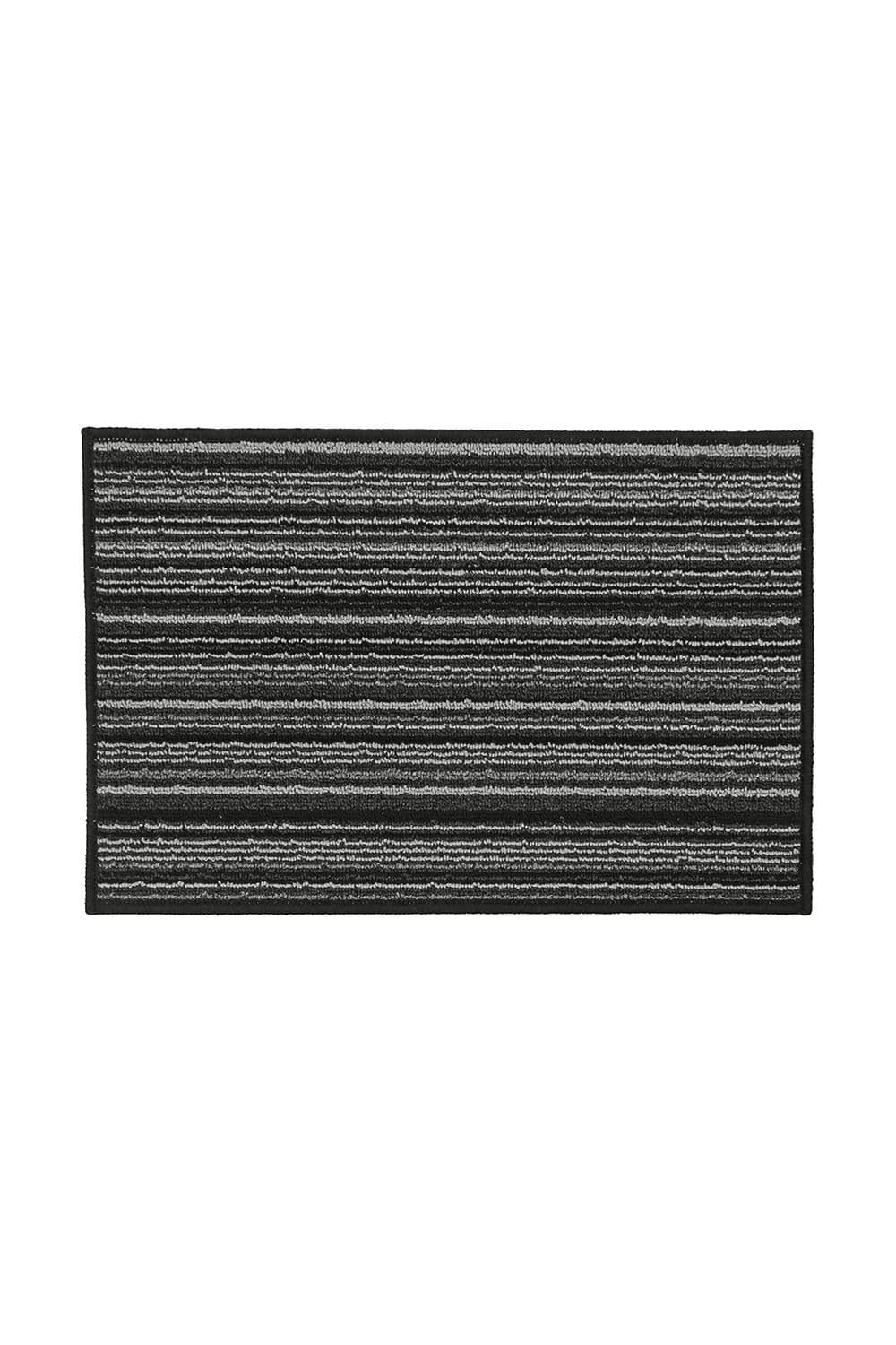 Arona Machine Washable Latex Backed Doormat 40x60cm Black
