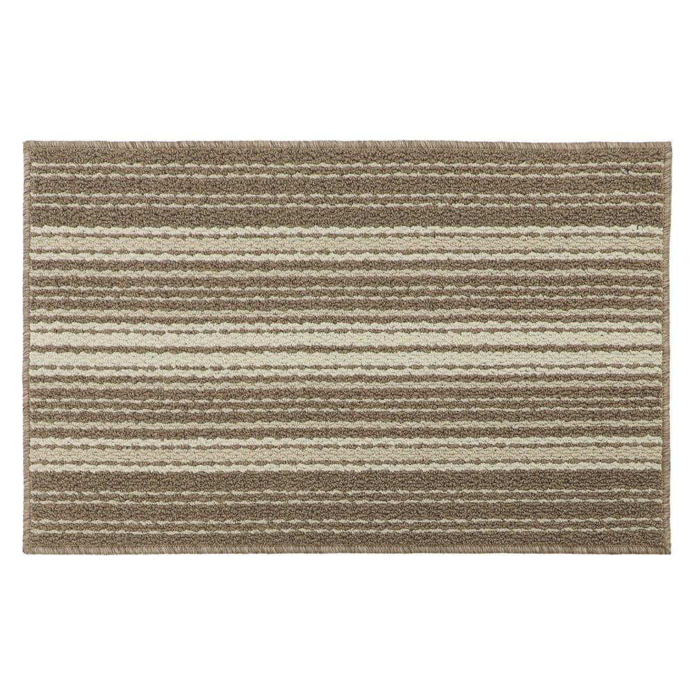 Hubble Machine Washable Latex Backed Doormat 50x80cm Caramel
