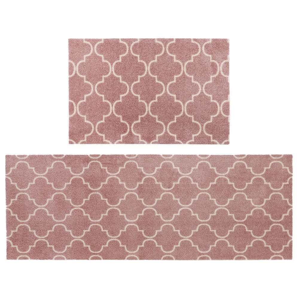 Mega Machine Washable Doormat Runner Lattice