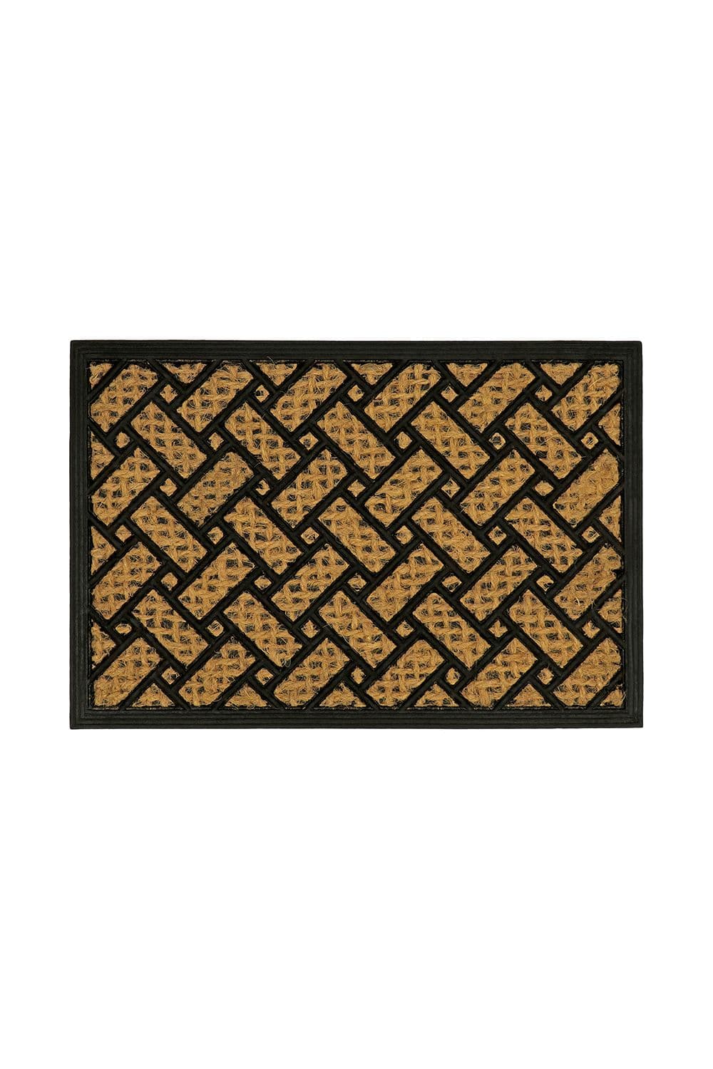 Alba Woven Tuffscrape Doormat 40x60cm Parquet