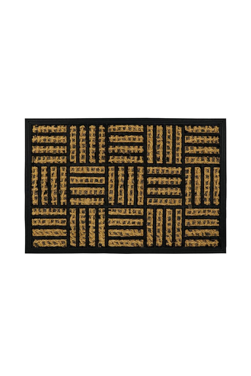 Alba Woven Tuffscrape Doormat 40x60cm Squares