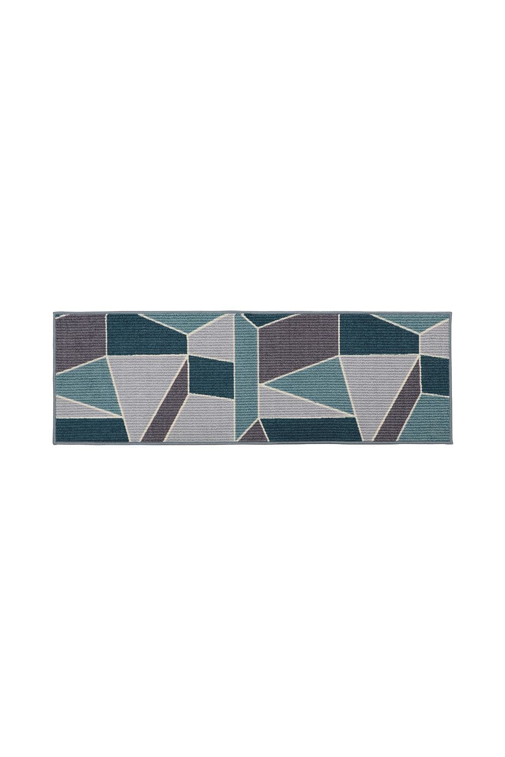 Fiora Machine Washable Doormat 50 x 150 cm Duck Egg