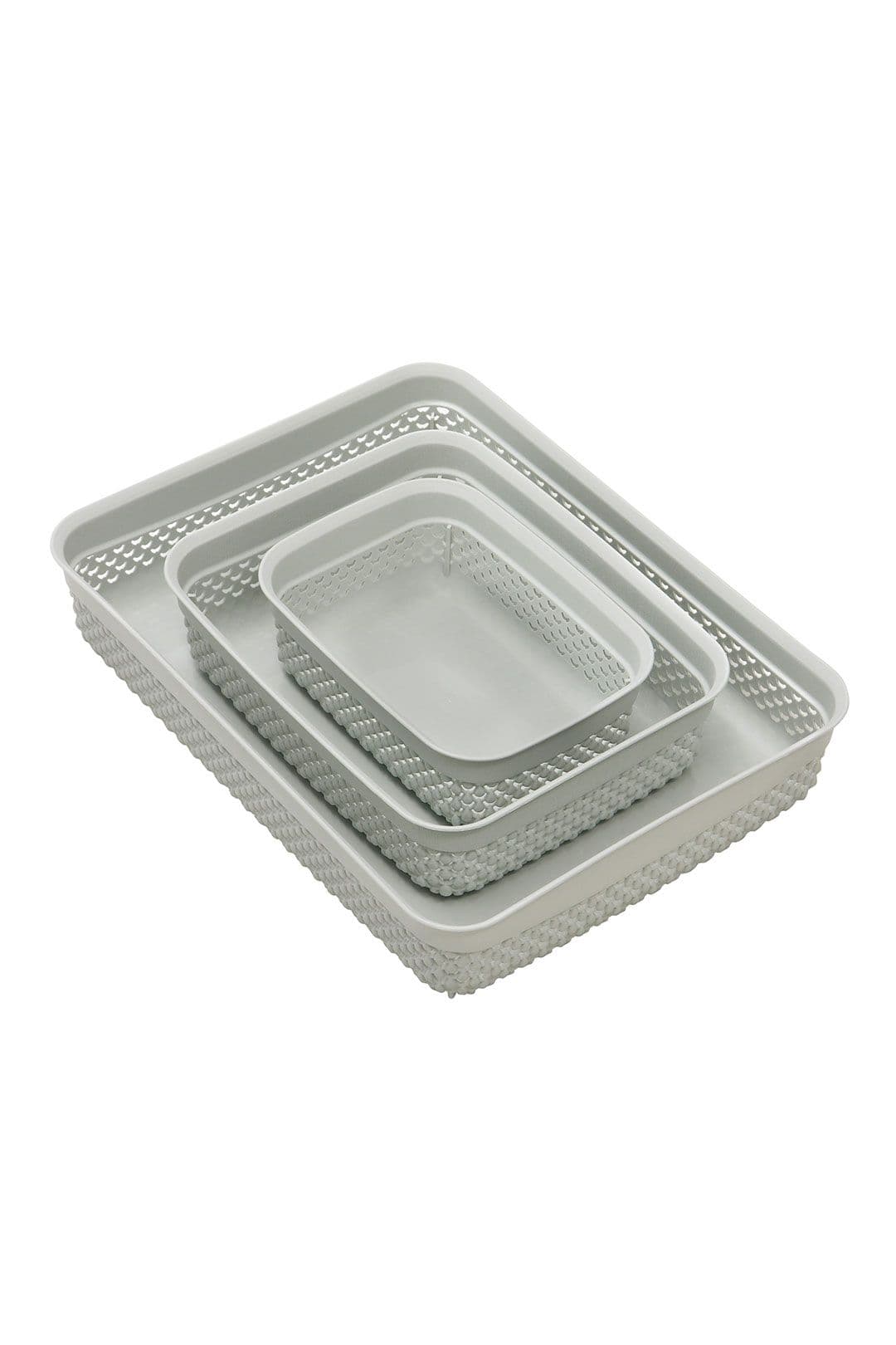 Droplette S 3 Storage Baskets Ice