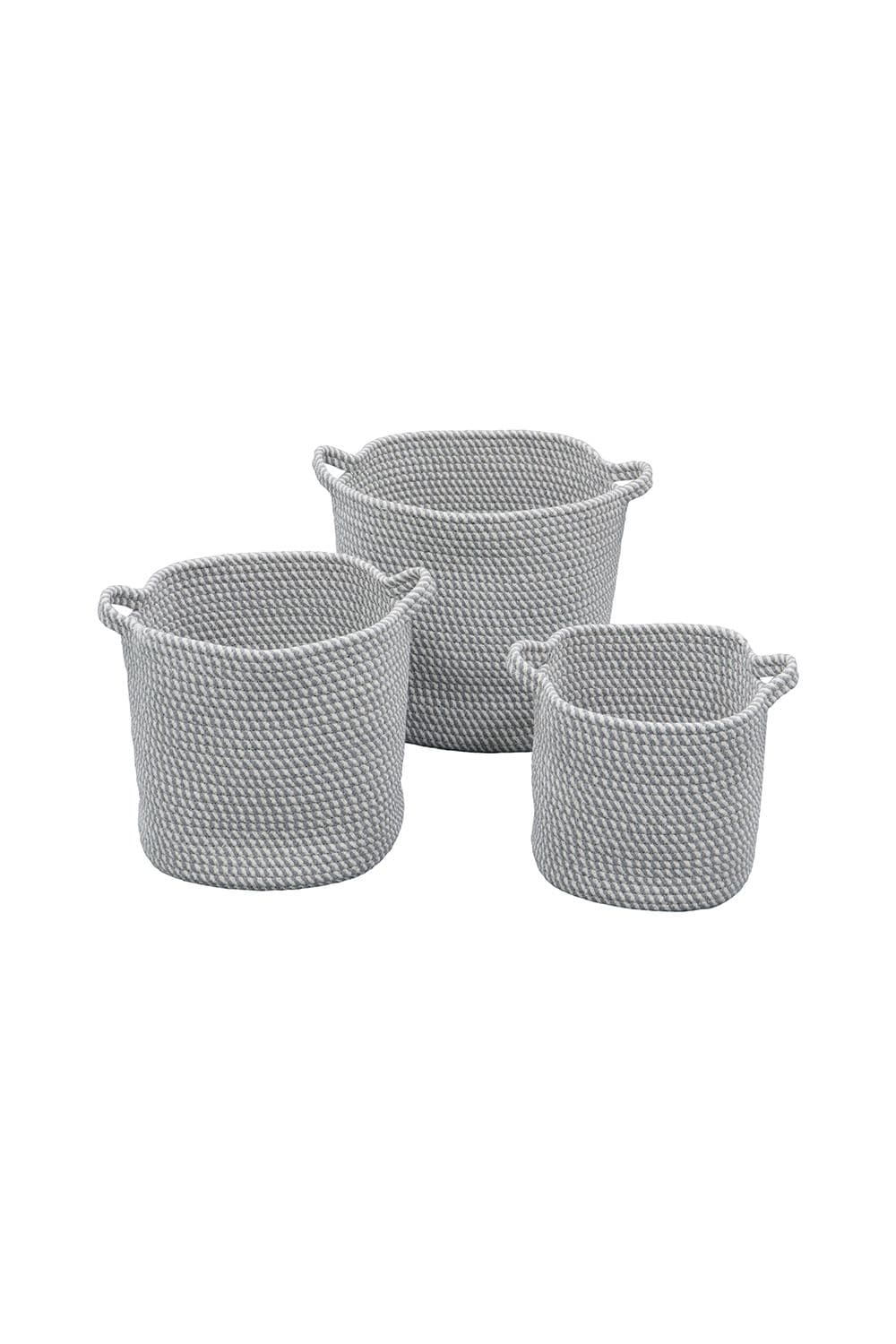 Edison Cotton Rope Storage Baskets Set 3