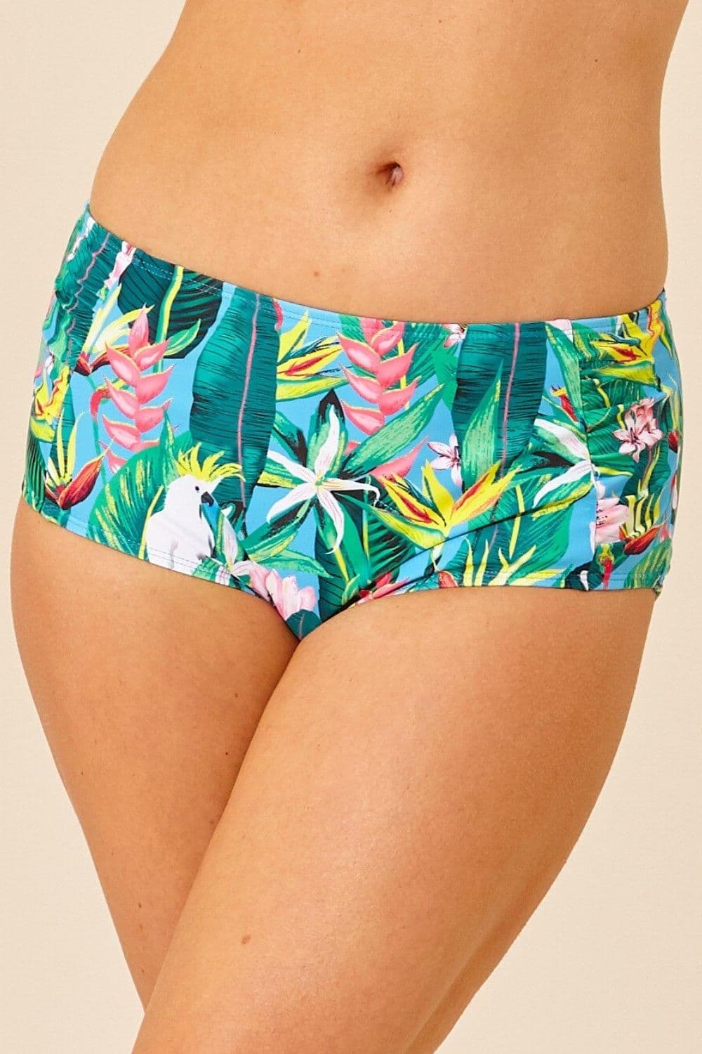 High Waist Bikini Brief Bright