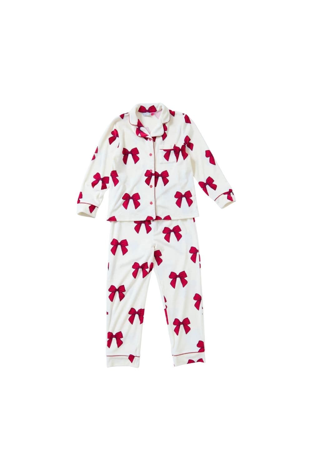 n Bow Print Velour Pyjamas Years