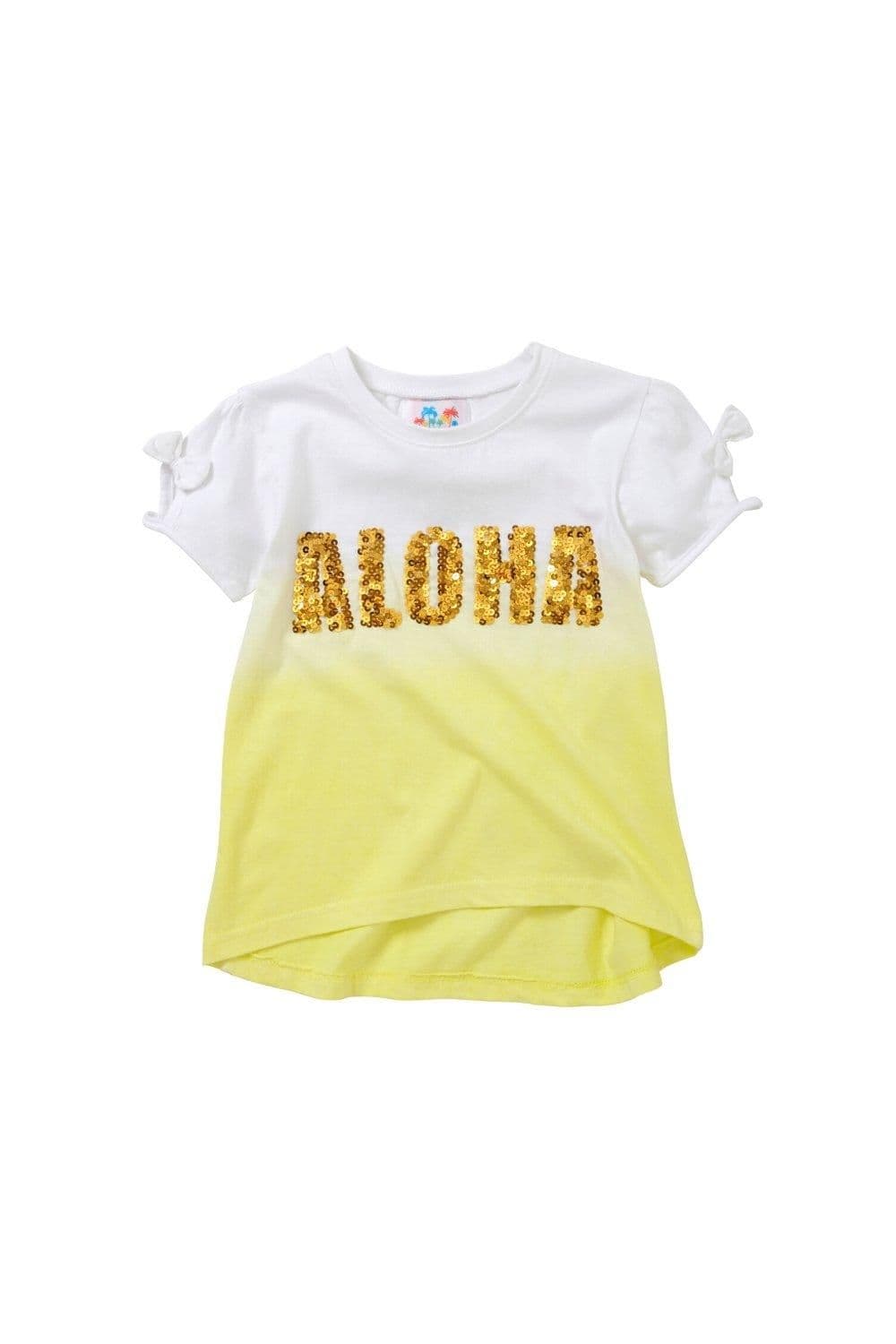 Aloha Sequin Short Sleeve T shirt