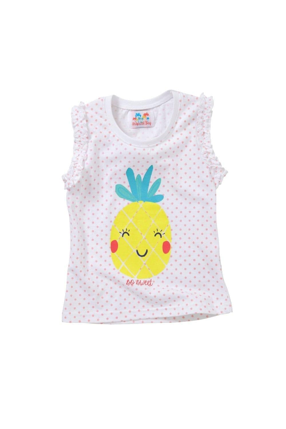 Pineapple Sleeveless Vest Top
