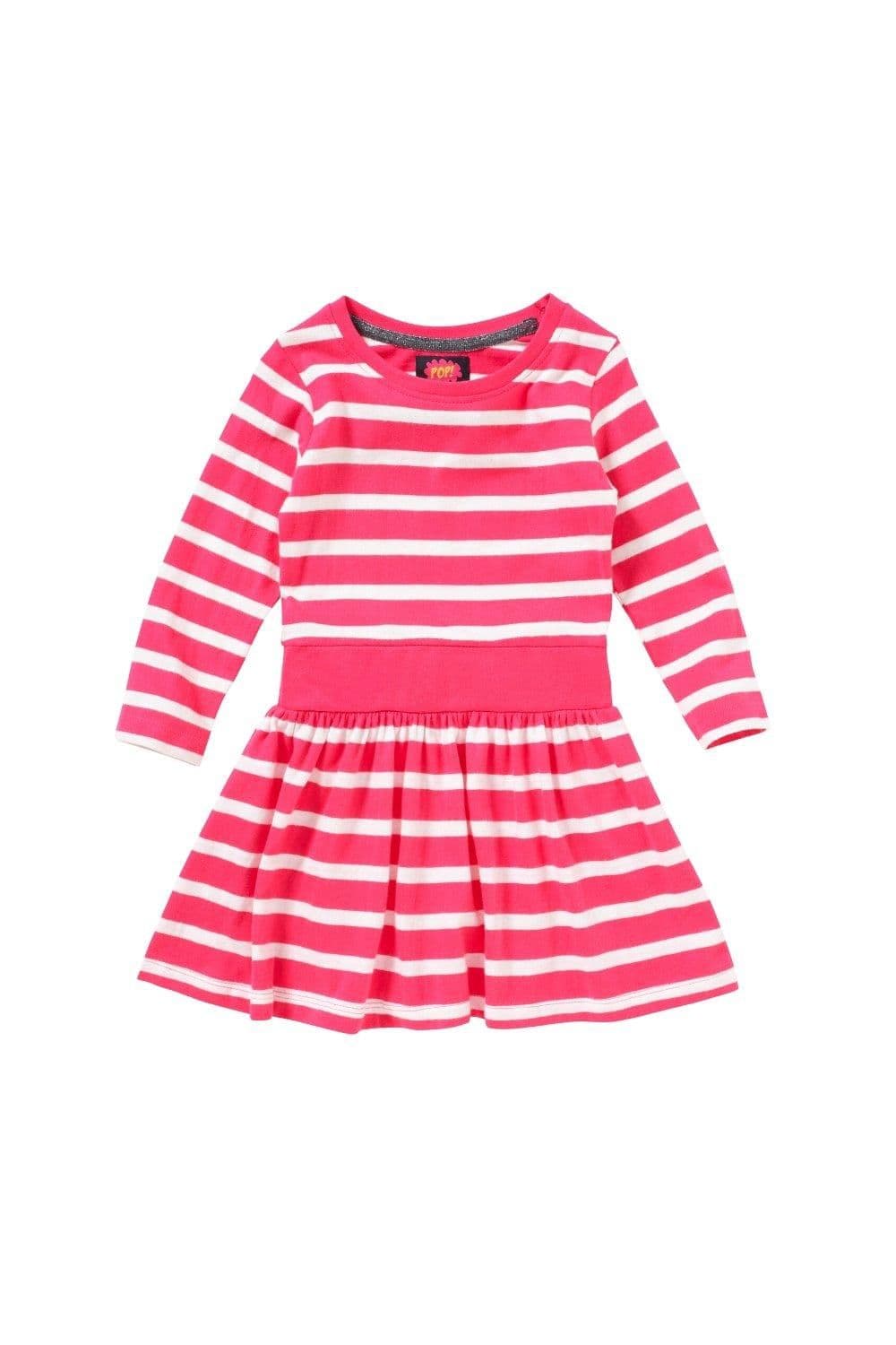 Striped Long Sleeve Skater Dress