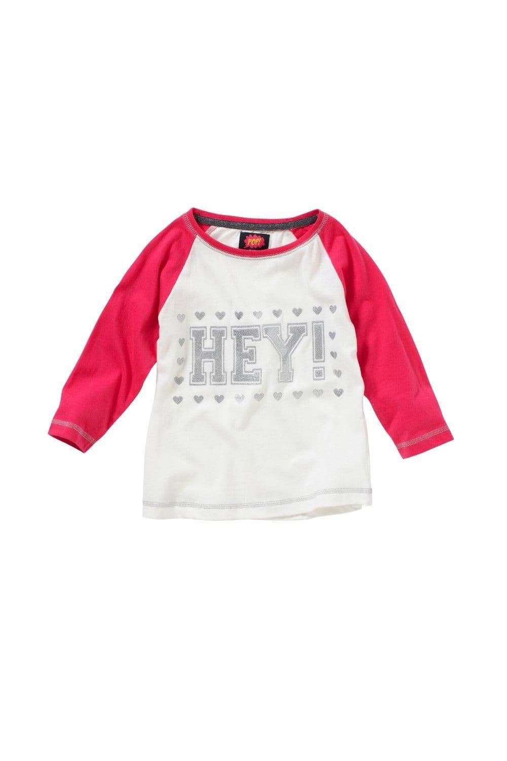 Hey Print Long Sleeve Top