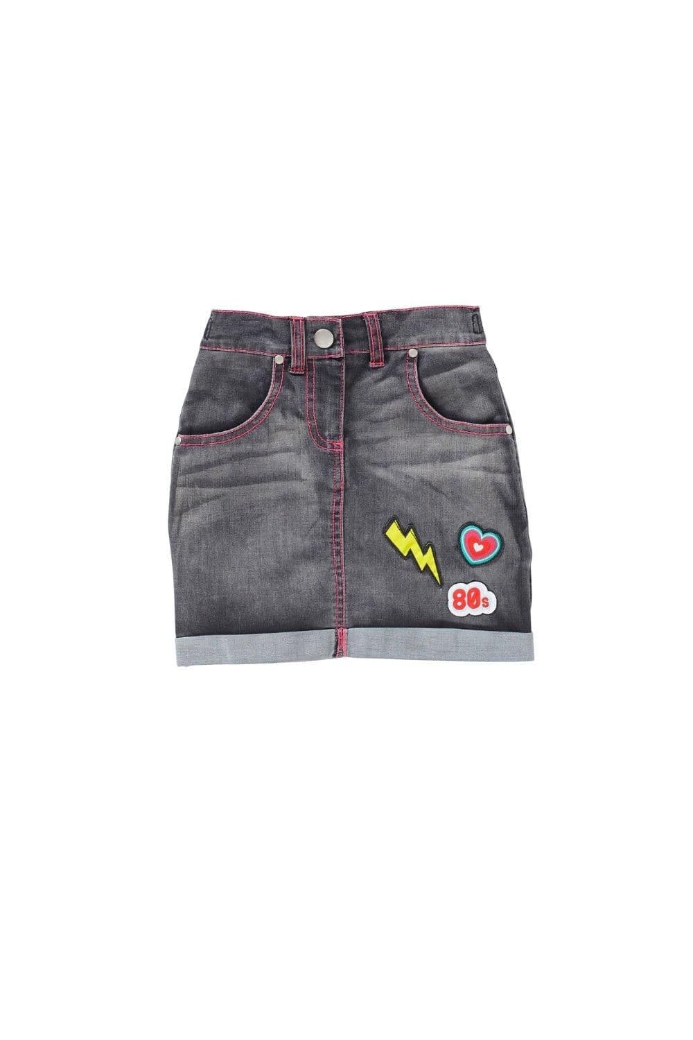 80s Pop Denim Skirt
