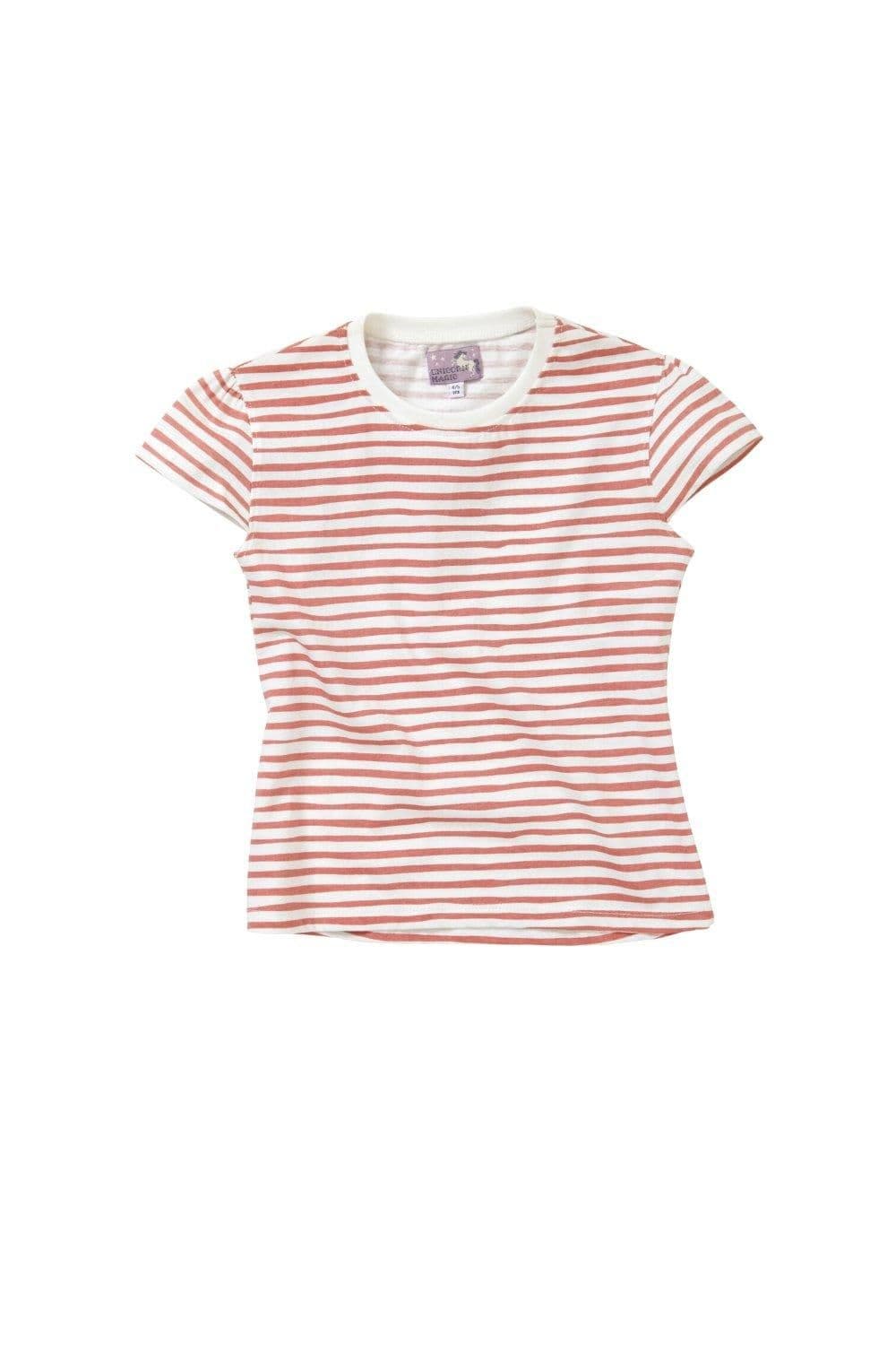 Striped Short Sleeve T shirt