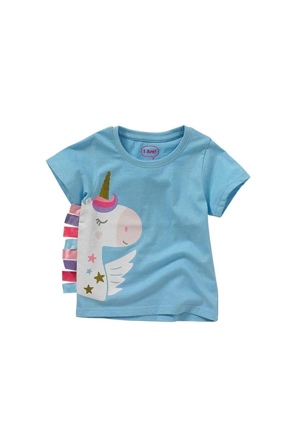 Unicorn Ribbon Short Sleeve T shirt