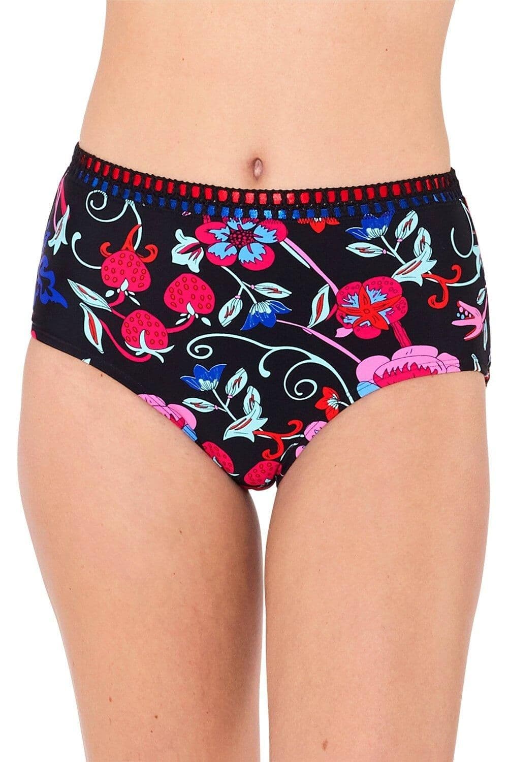 Crochet High Waist Bikini Brief