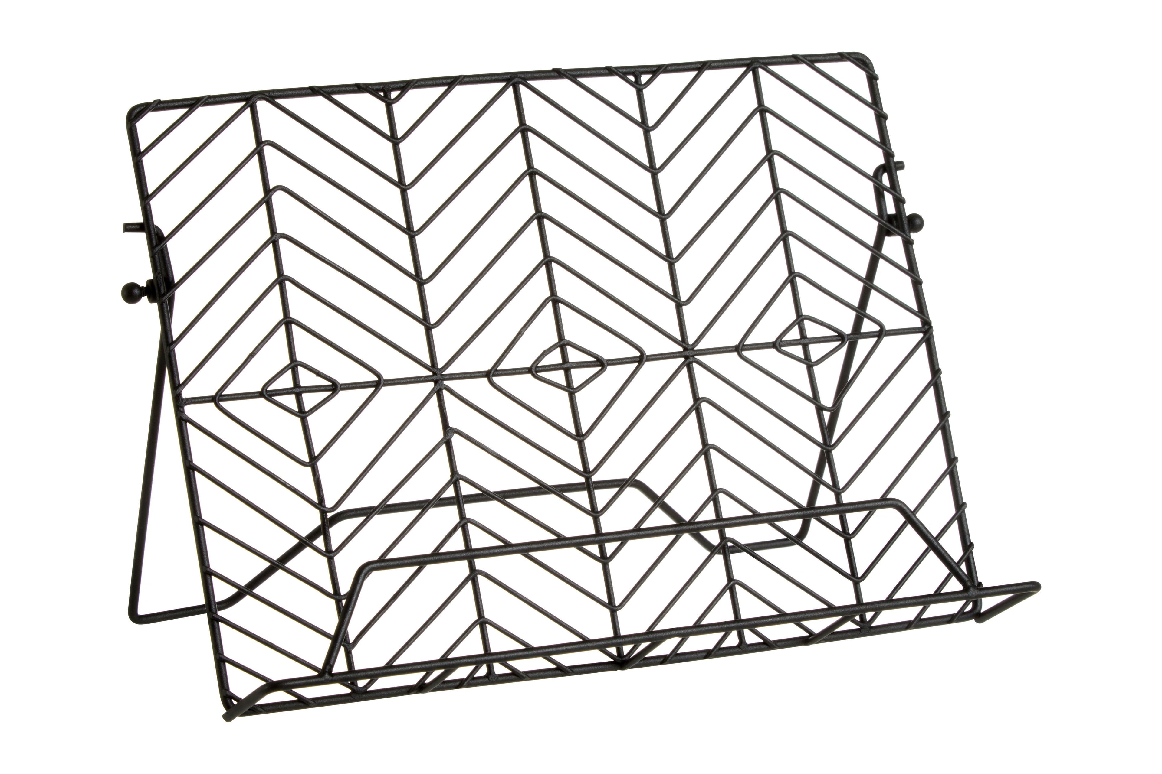 Vertex Black Powder Coat Cook Book Stand