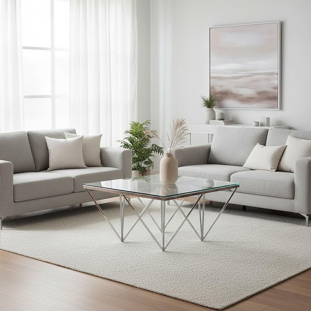 Allure Spike Base Coffee Table