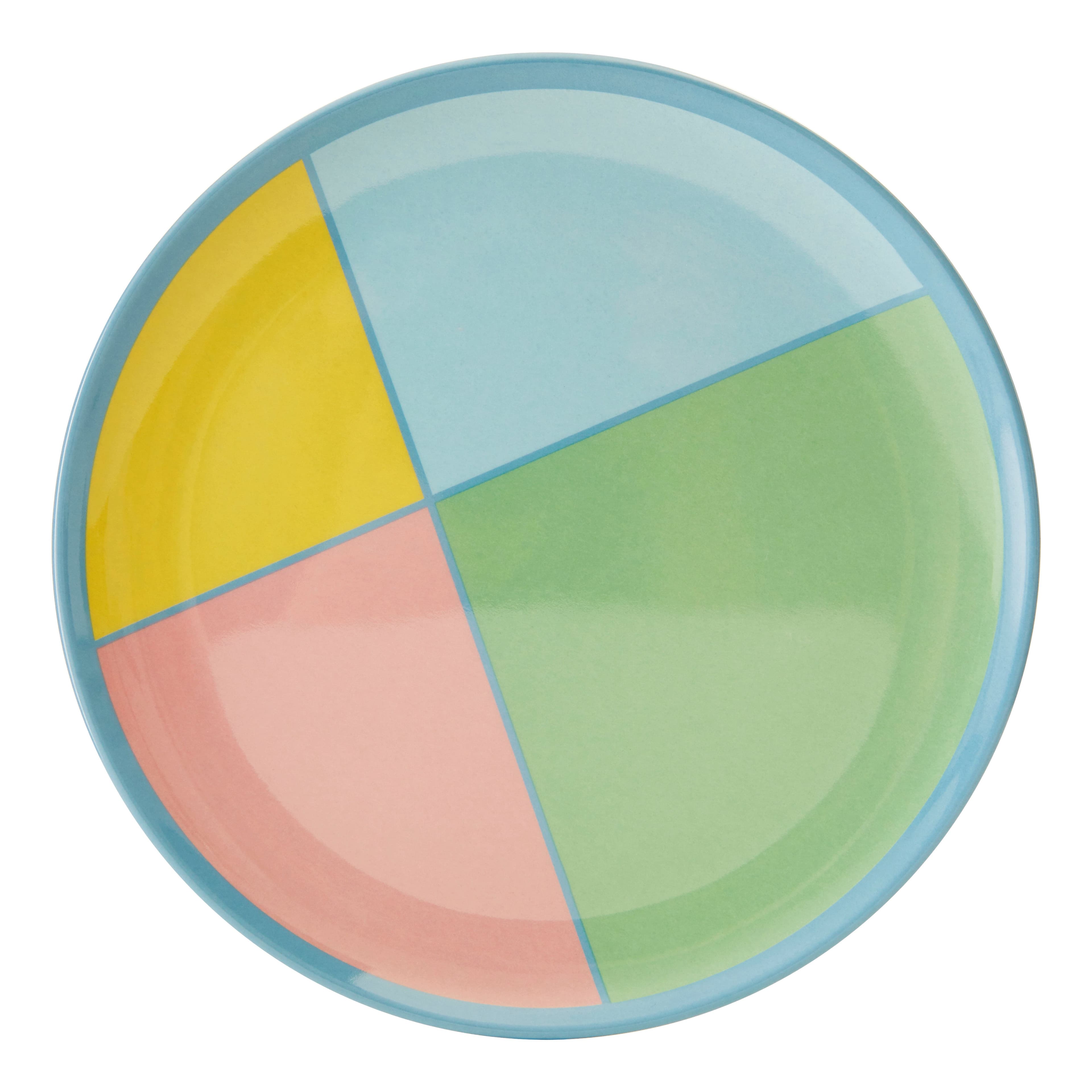 Mimo Set Of 4 Melamine Dinner Plates