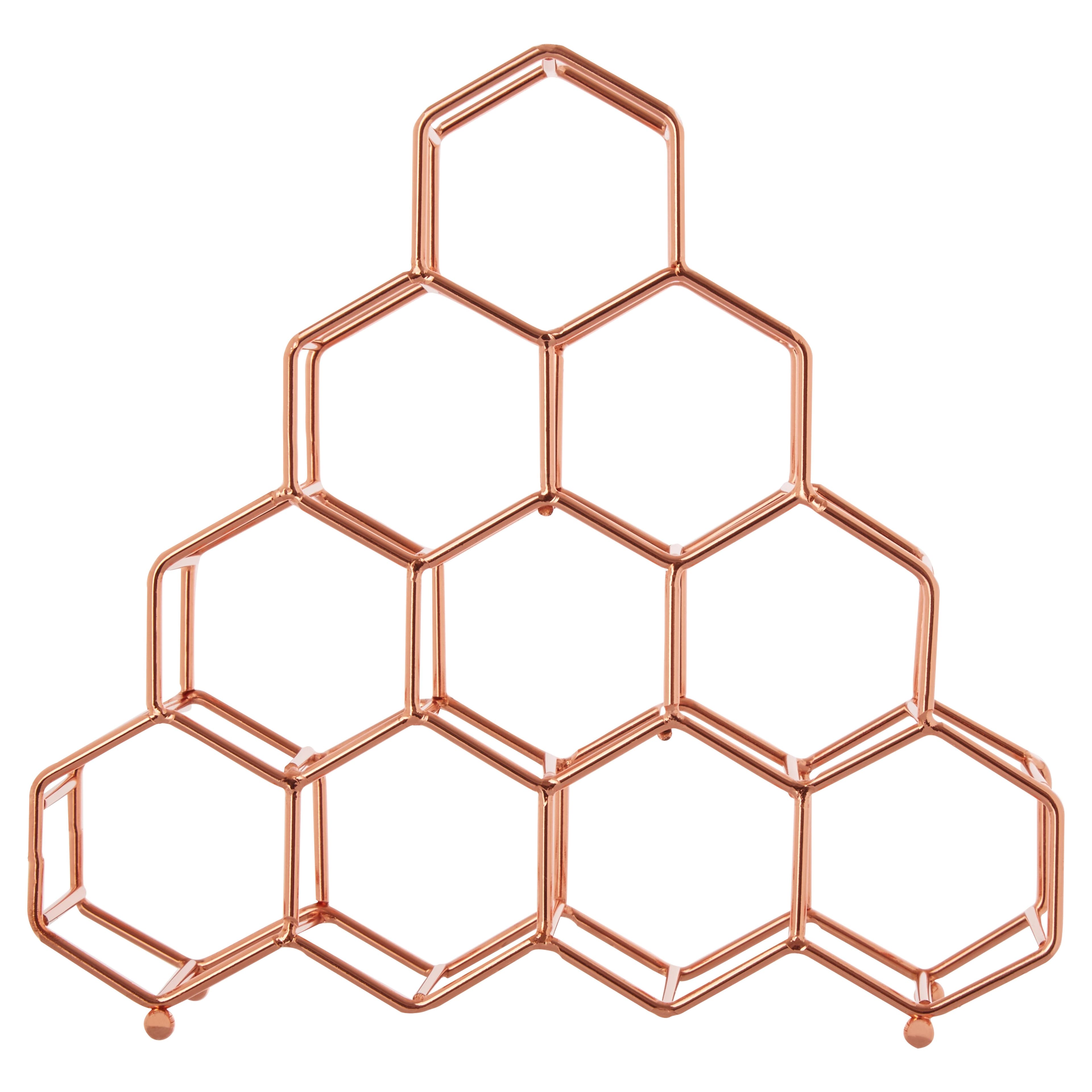 Vertex 10 Bottle Metal Plated Spice Rack