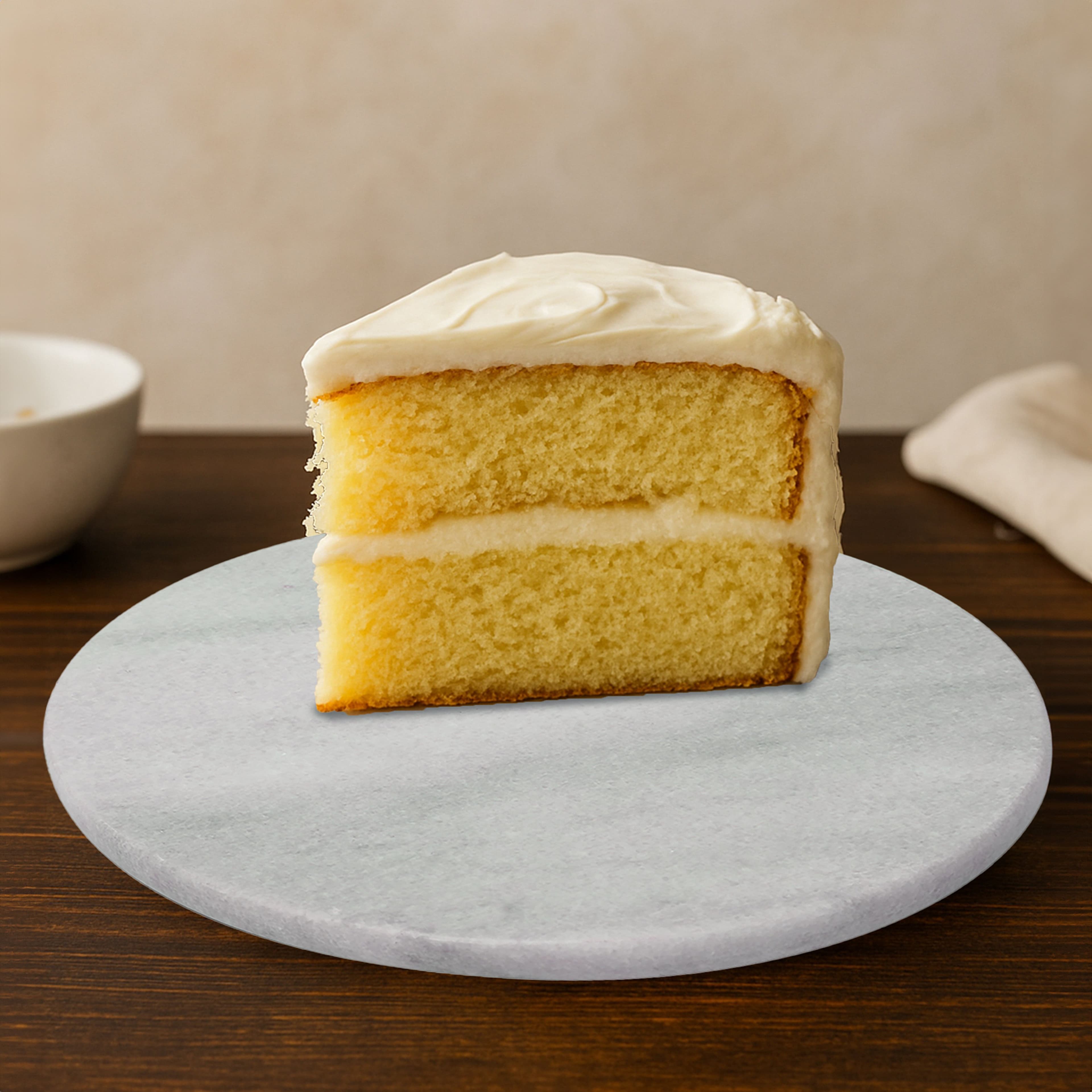 White Marble Lazy Susan, Non-slip Base Small Marble Lazy Susan, Easy to Clean White Marble Susan