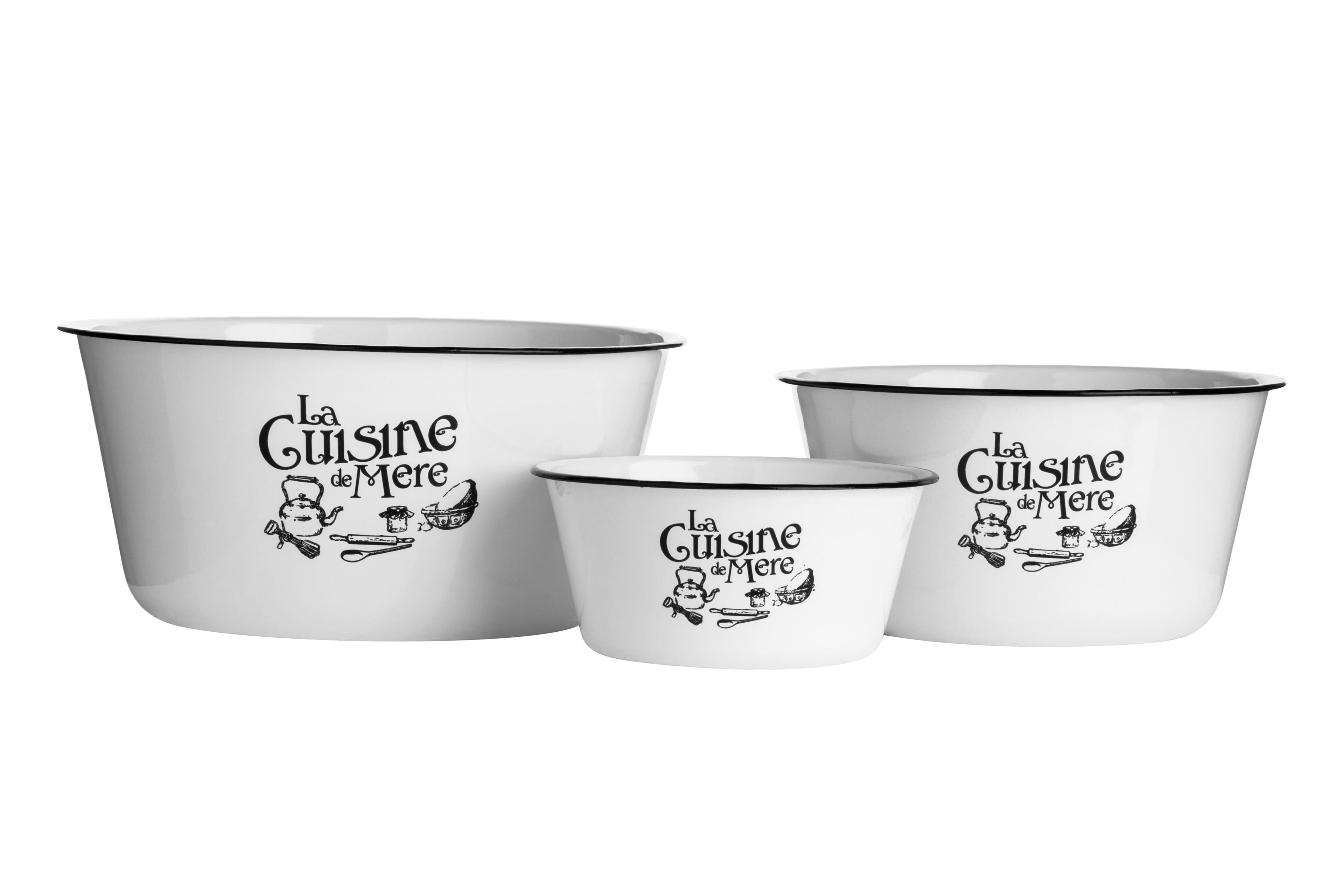 La Cuisine De Mere Set Of 3 Mixing Bowls