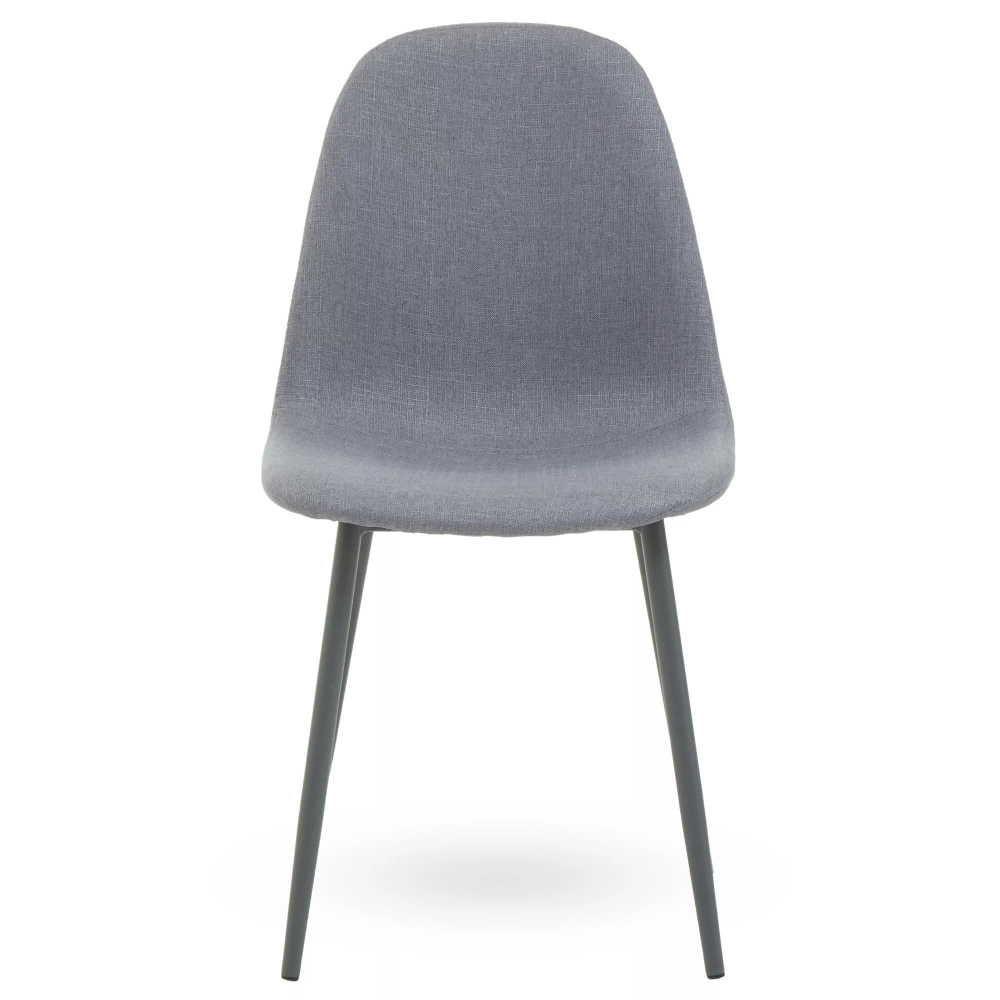 Interiors by Premier Salford Dining Chair With Grey Powder Legs