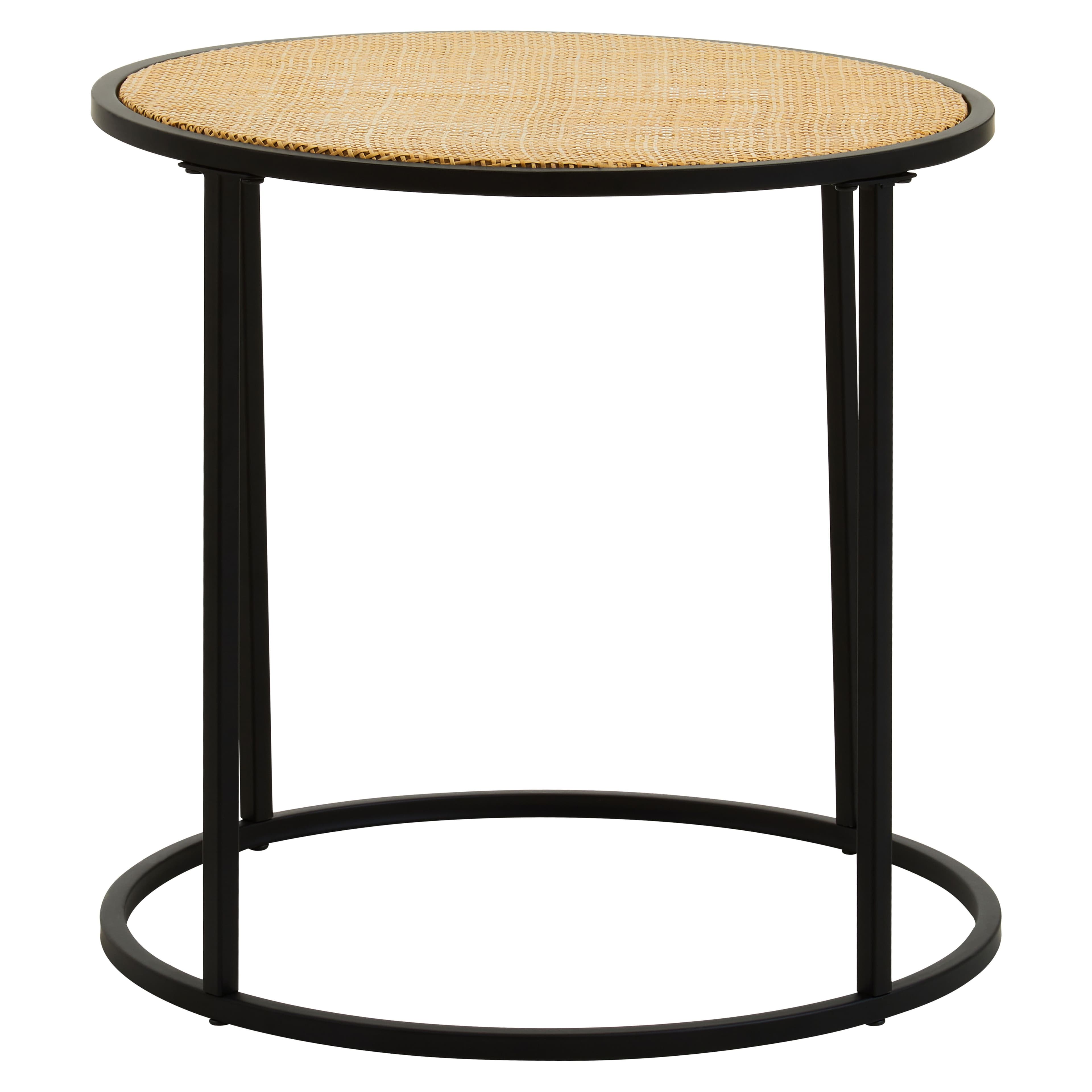 Round Side Table, Durable And Sturdy Side Table By Couch, Minimalist And Easy To Maintain Small Lounge Table