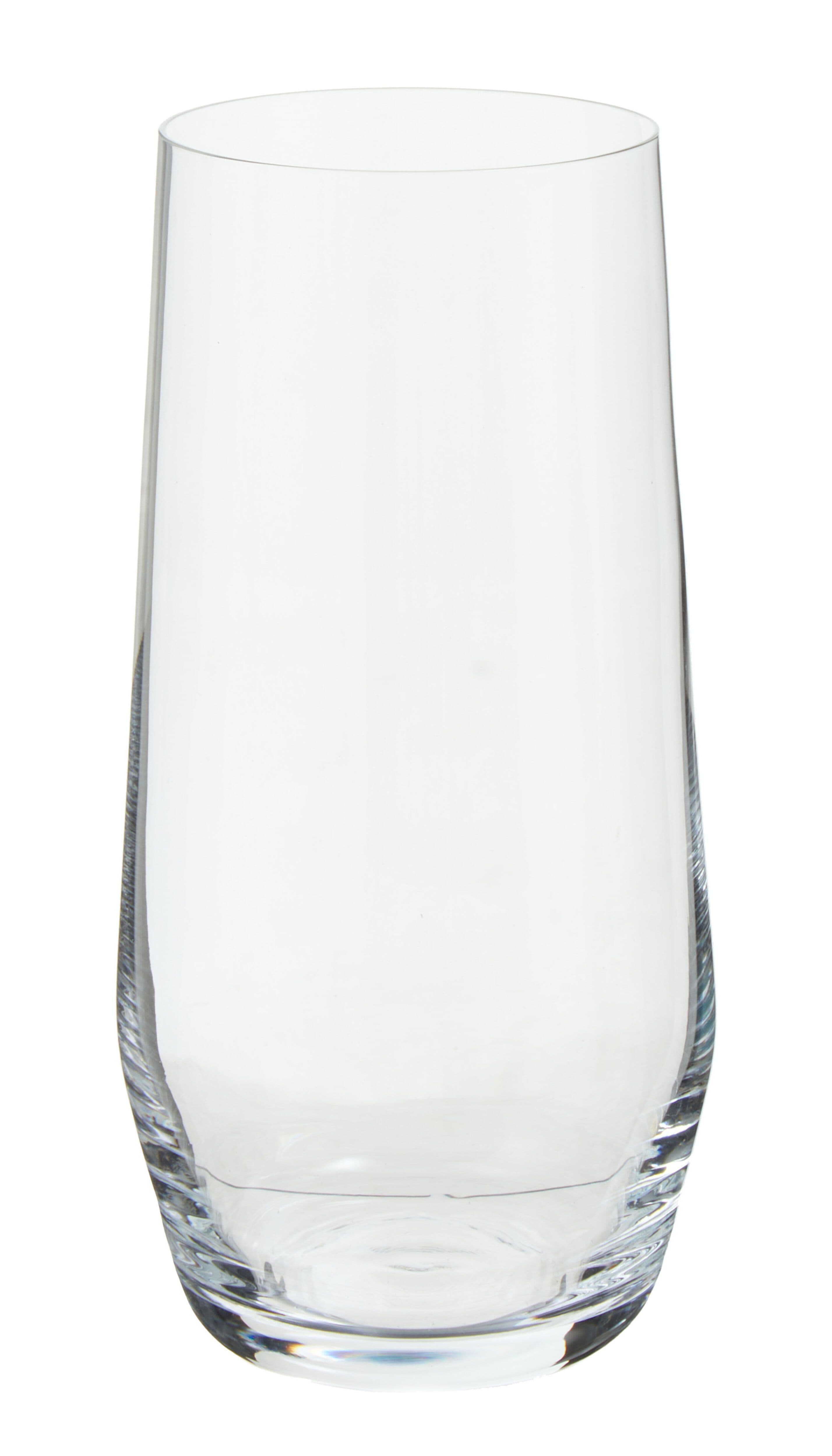 Versatile Set Of 4 Lead Free Crystal High Ball Glasses, Modern Design Small Tumblers, Sleek Tumblers