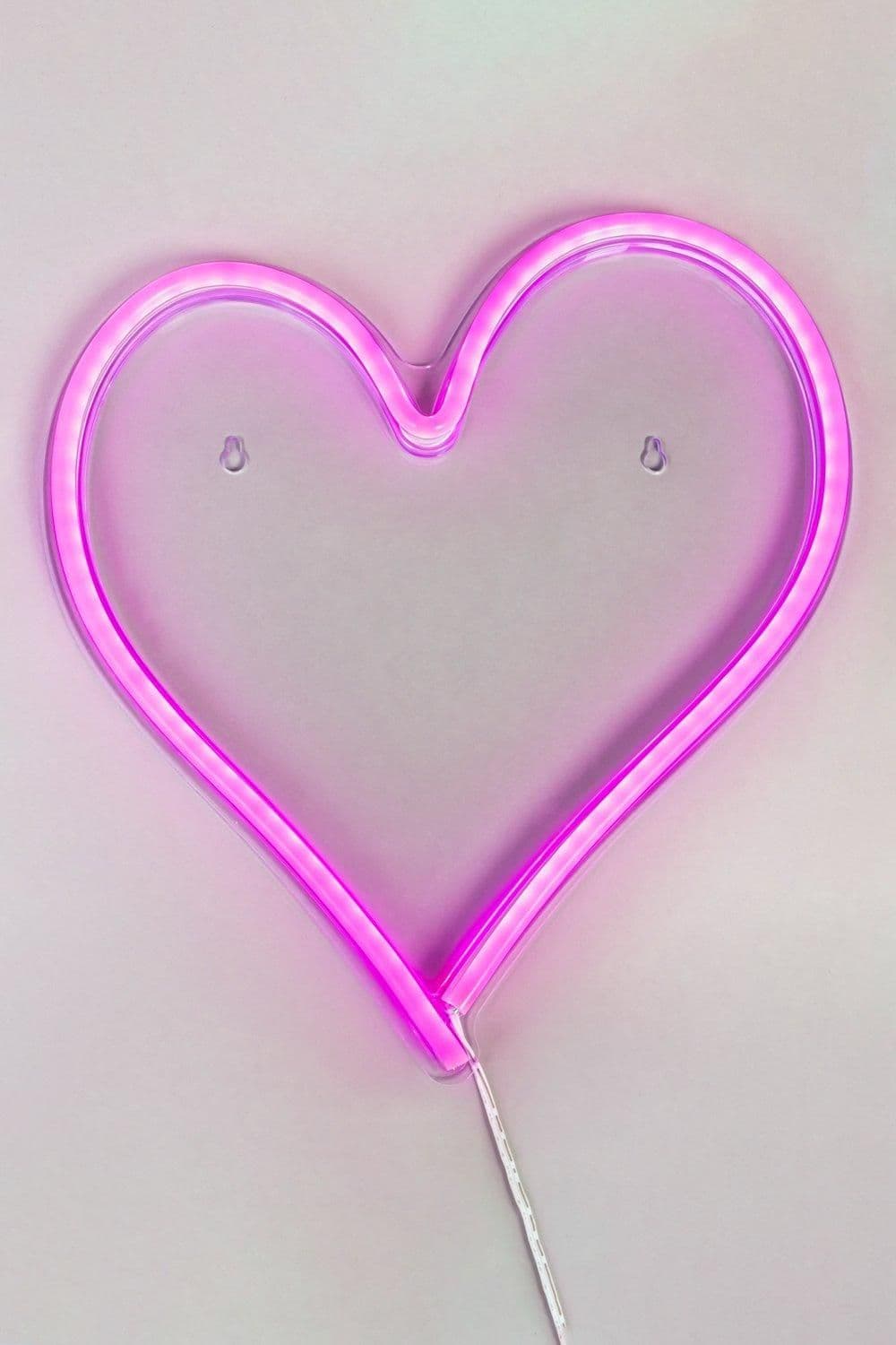 Glow Heart Neon Wall Light