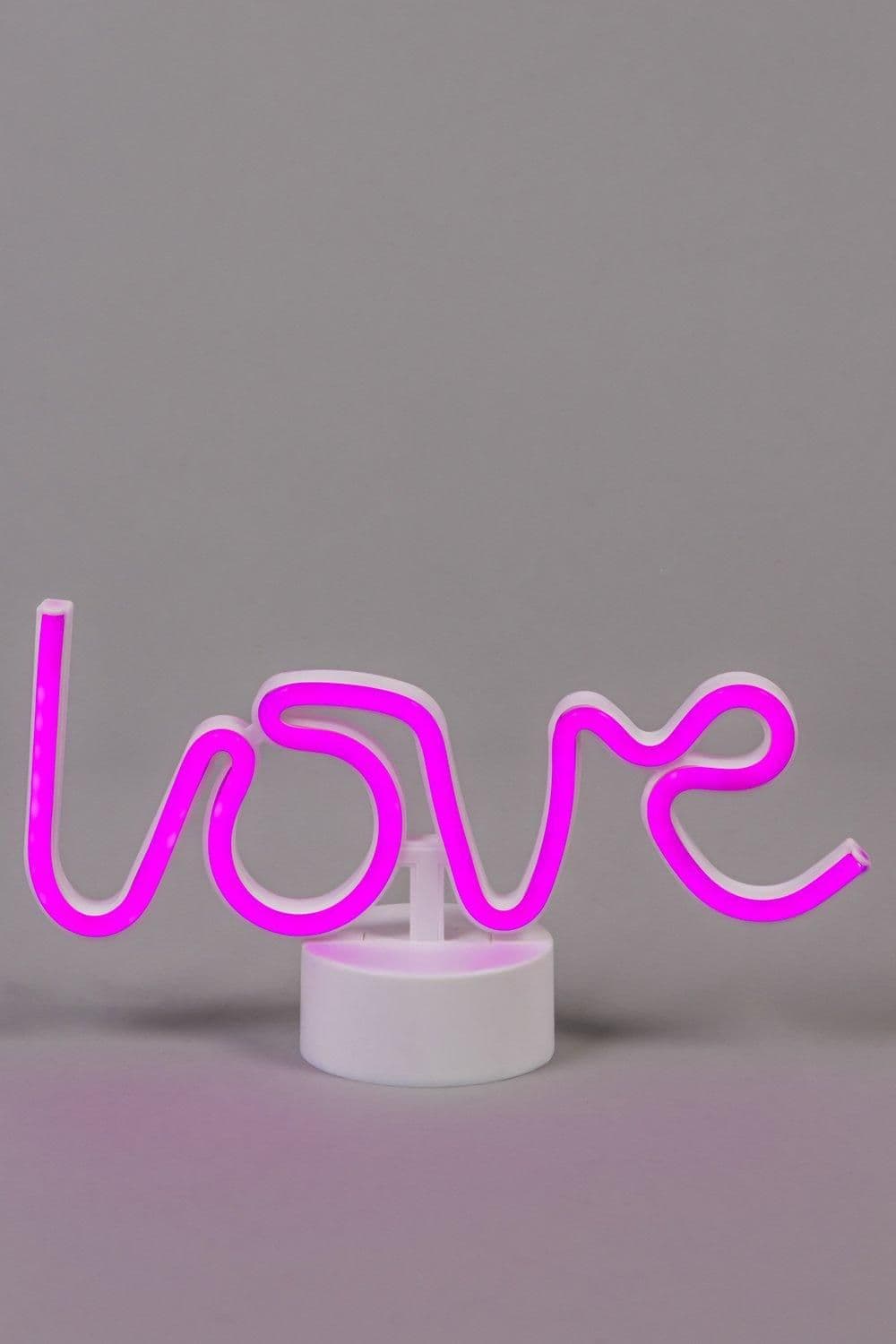 Glow Love Neon Table Lamp