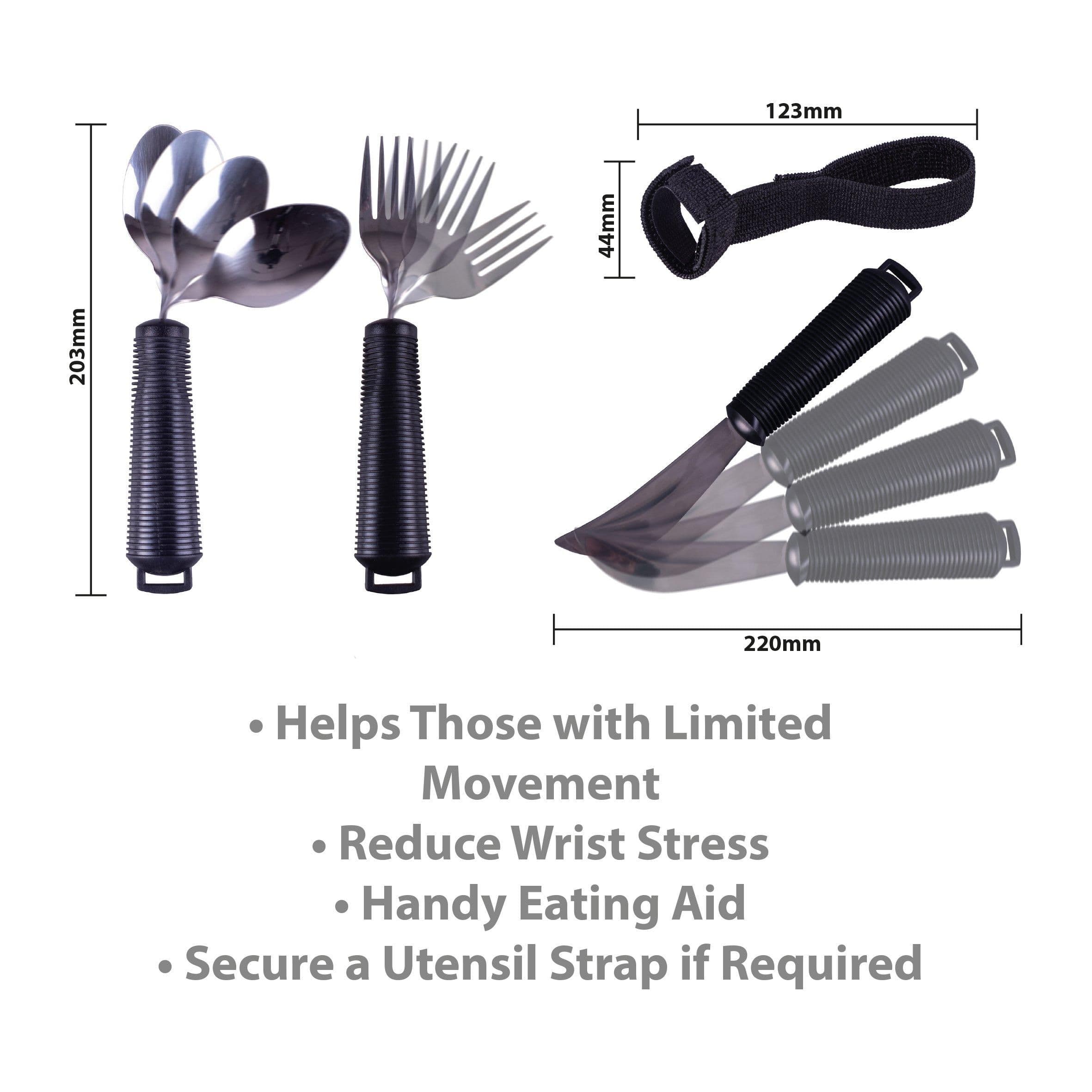 Bendable Cutlery Set 3 Piece
