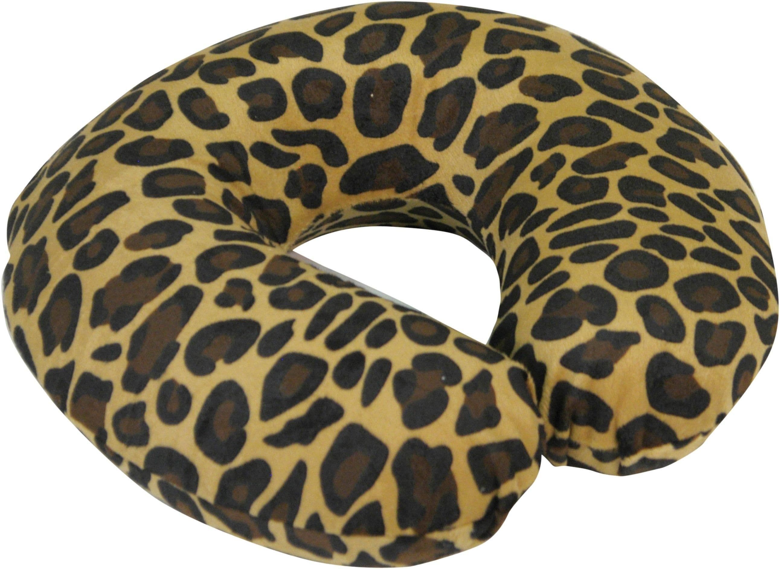 Spare Leopard Cover Memory Foam Neck Cushion