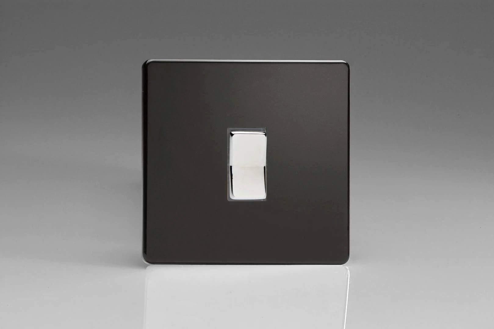 XDLR1S Screwless Premium 1 Gang 1 or 2 Way Retractive Light Switch