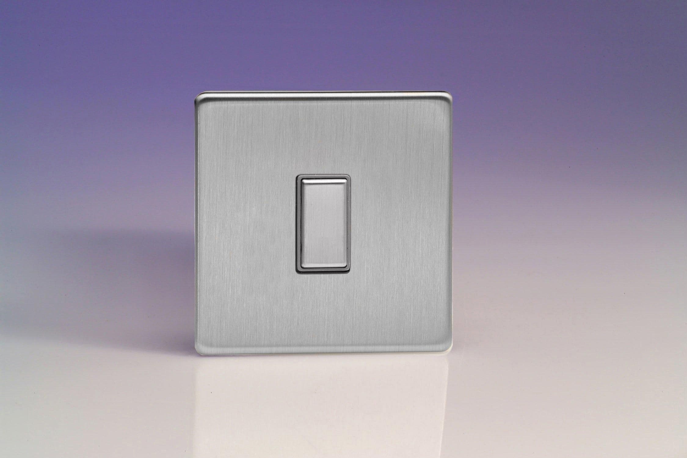 JDSES001S Dimmer Switch Brushed Steel 1 Gang