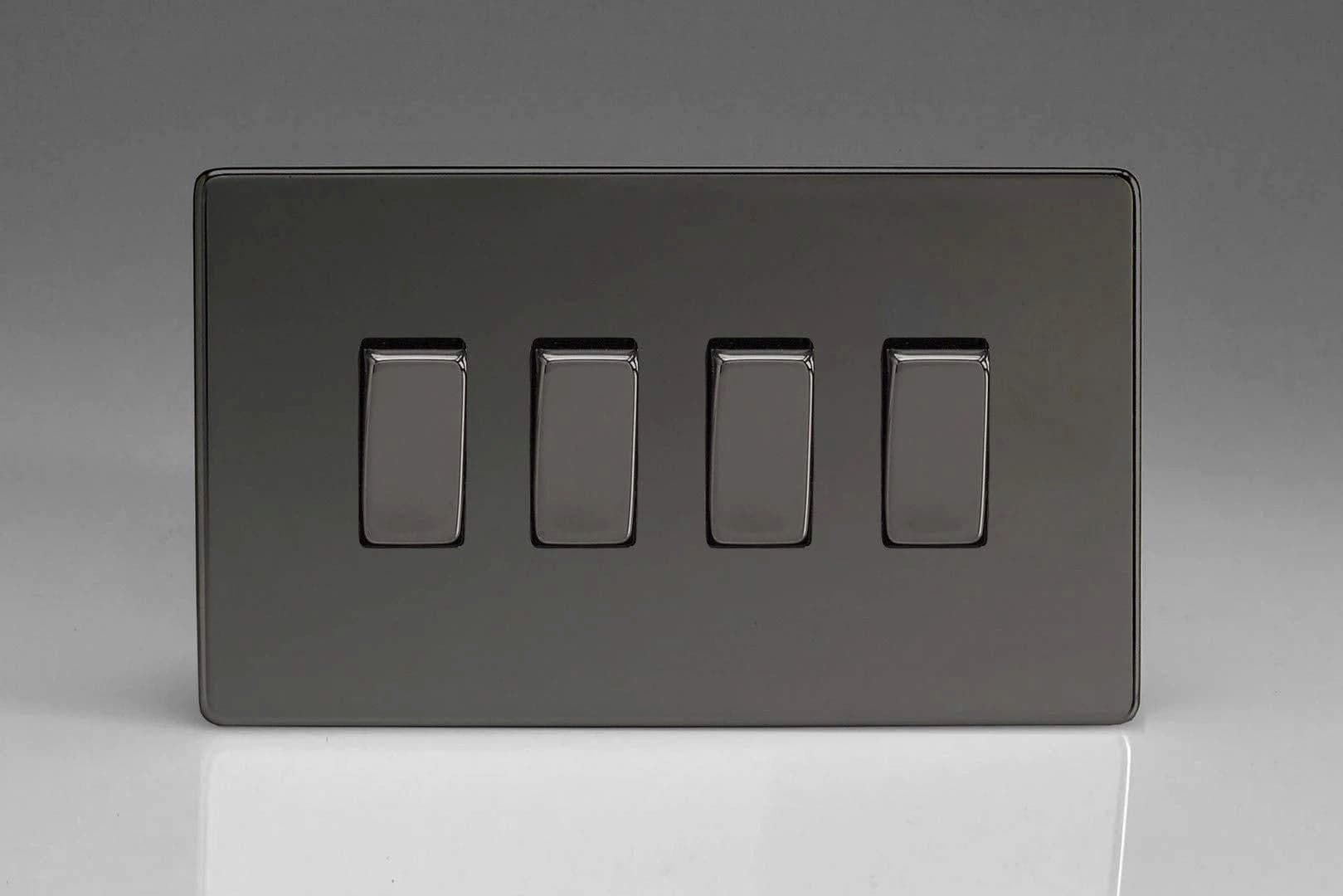4 Gang 1 or 2 Way Rocker Switch