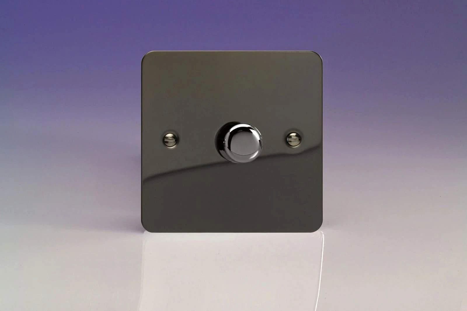 V Pro Ultra Flat Iridium 1 Gang LED Trailing Edge Dimmer Switch 1 or 2 Way