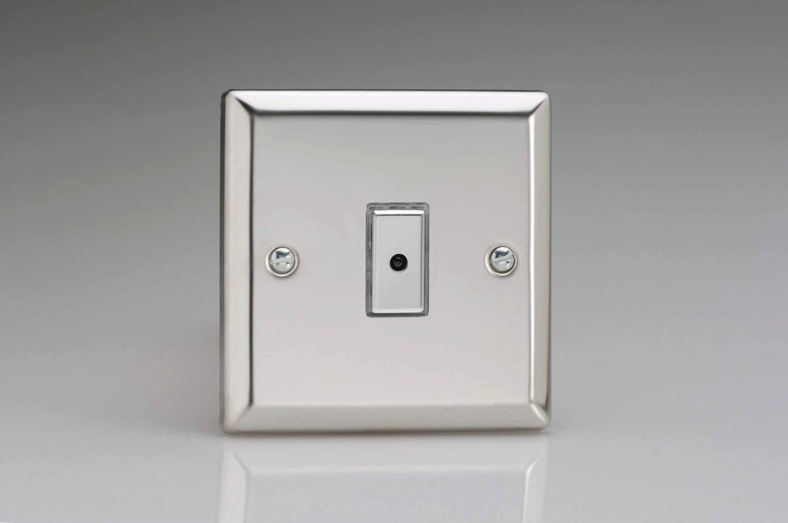 Eclique 2 1 Gang 1 Way Remote Tactile Touch Control Master LED Dimmer 1 x 0 100W Mirror Chrome JCE101