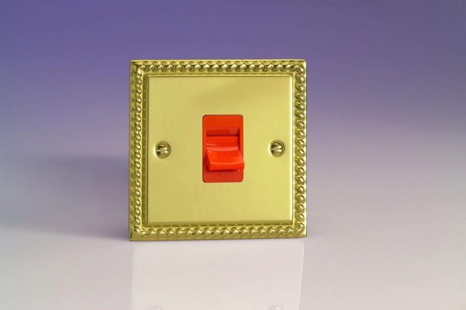 Cooker Switch Georgian Brass XG45SS