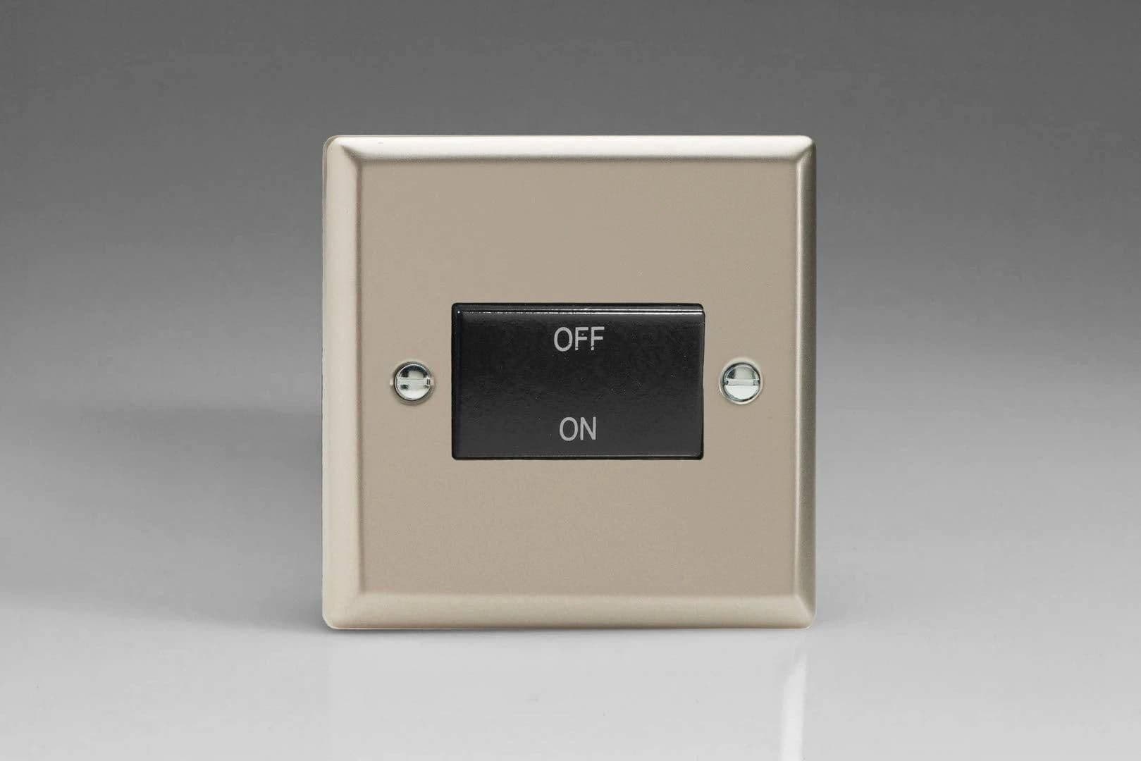 Fan Isolating Switch Satin Chrome XNFIB