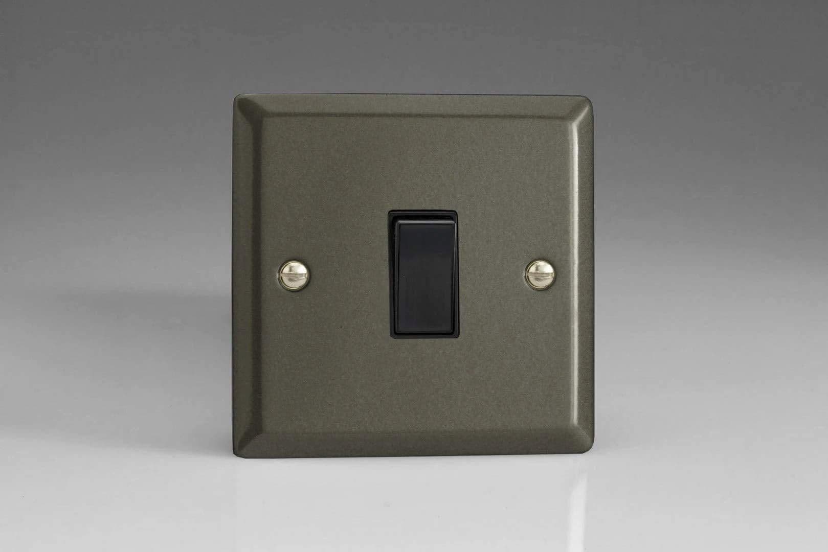 1 Gang 1 or 2W Switch Graphite XP1B