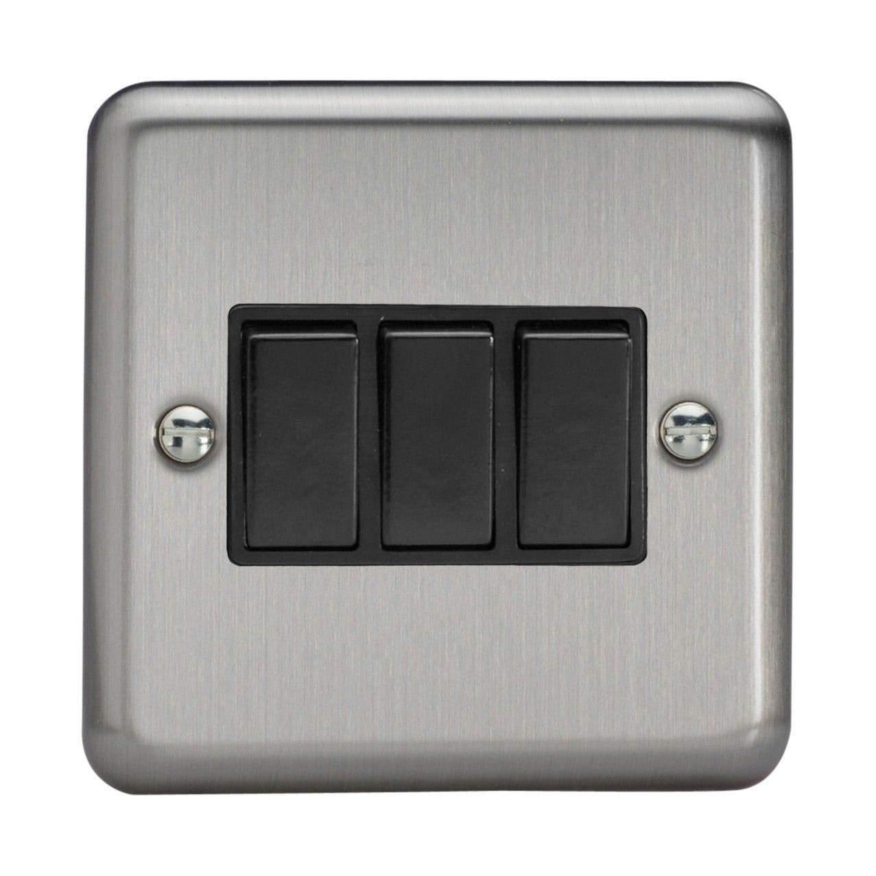 XS3B Rocker Switches 3 Gang