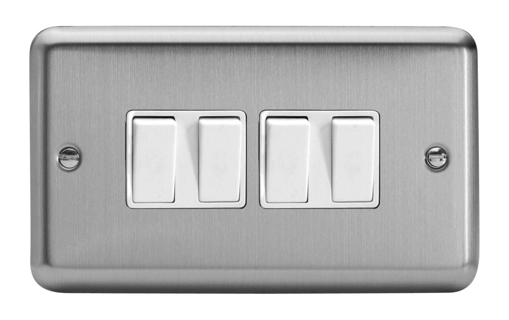 XS9W Rocker Switches 4 Gang