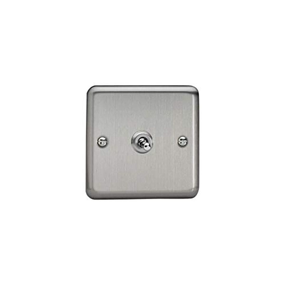 Classic Matt Chrome 1 Gang 1 Or 2 Way Toggle Switch Decorative 1 Gang 1 or 2 Way Toggle Switch
