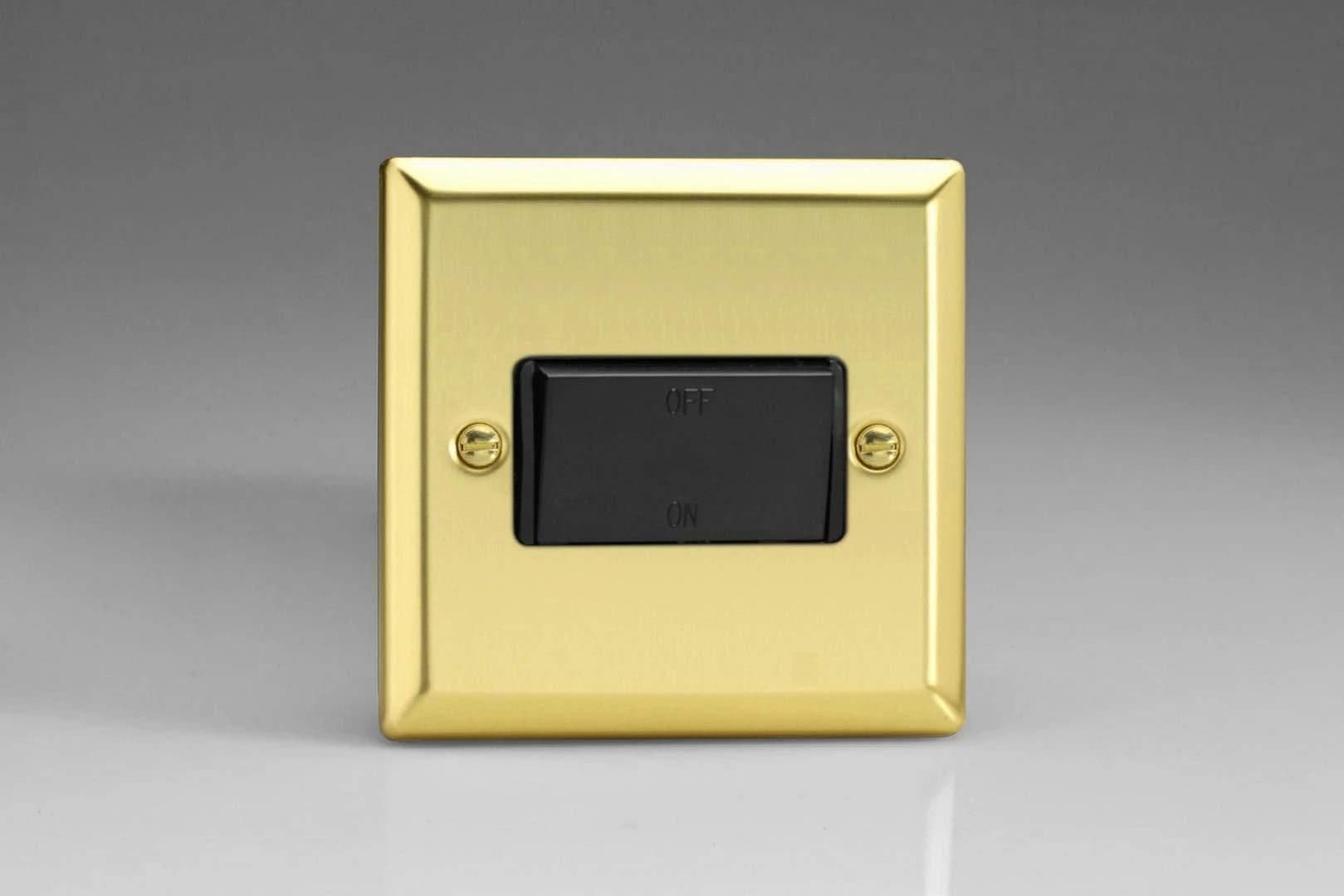 Fan Isolating Switch Victorian Brass XVFIB