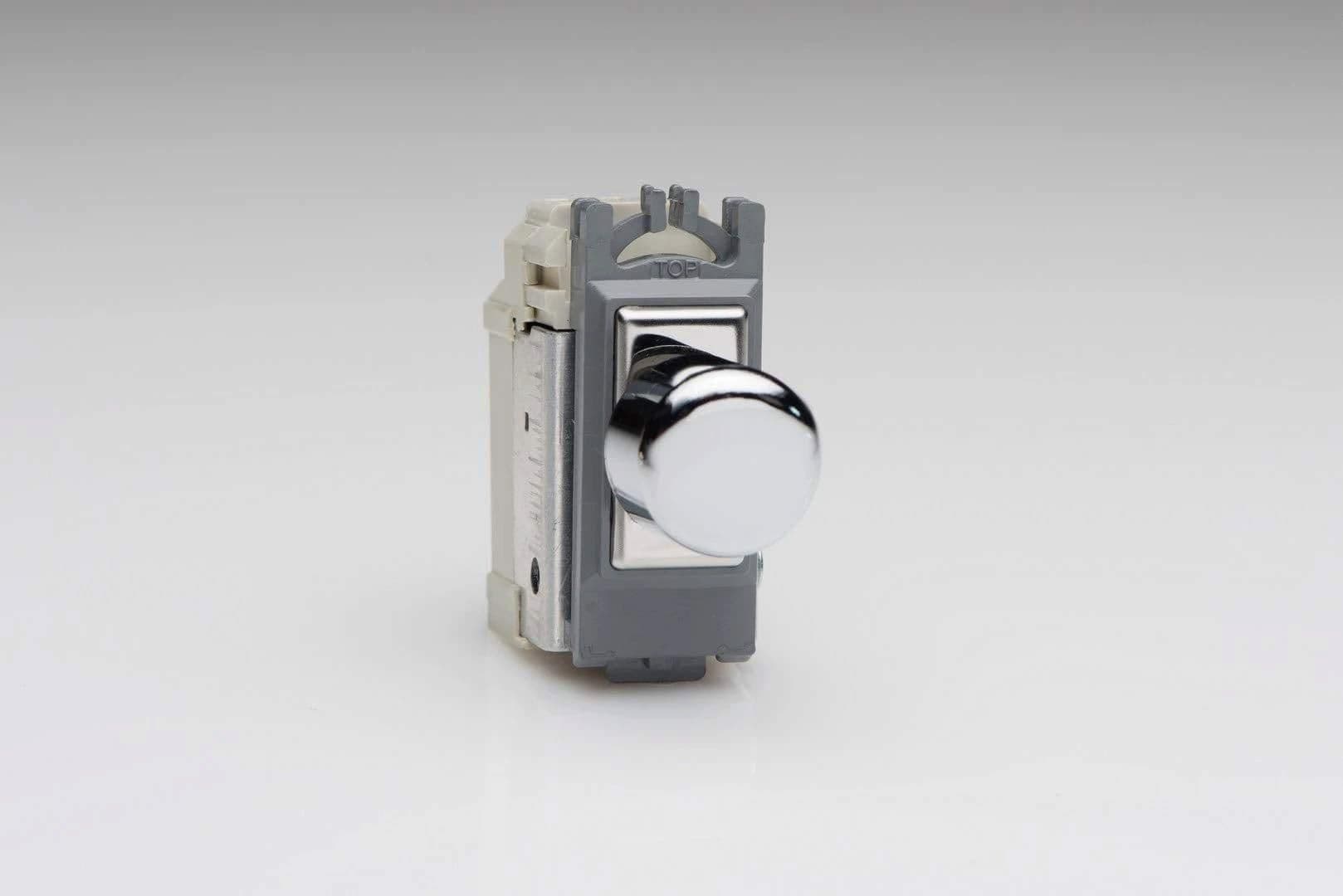 2 Way Push On Off Switch Module 6A Chrome GH0C