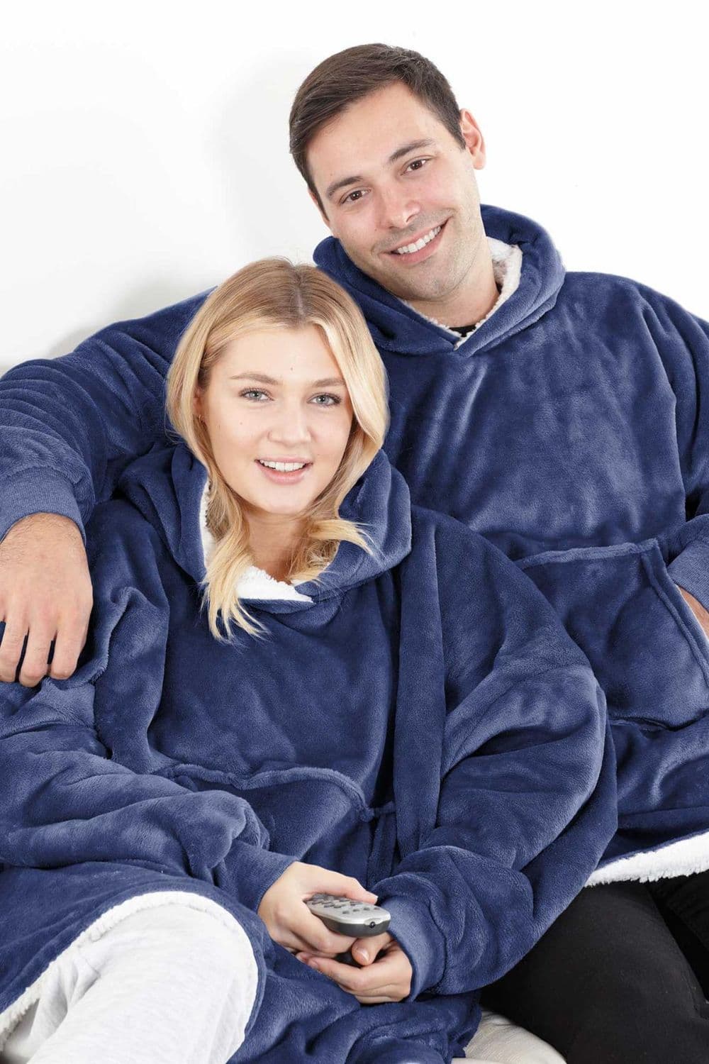 Eskimo Sherpa Lined Blanket Fleece Hoodie