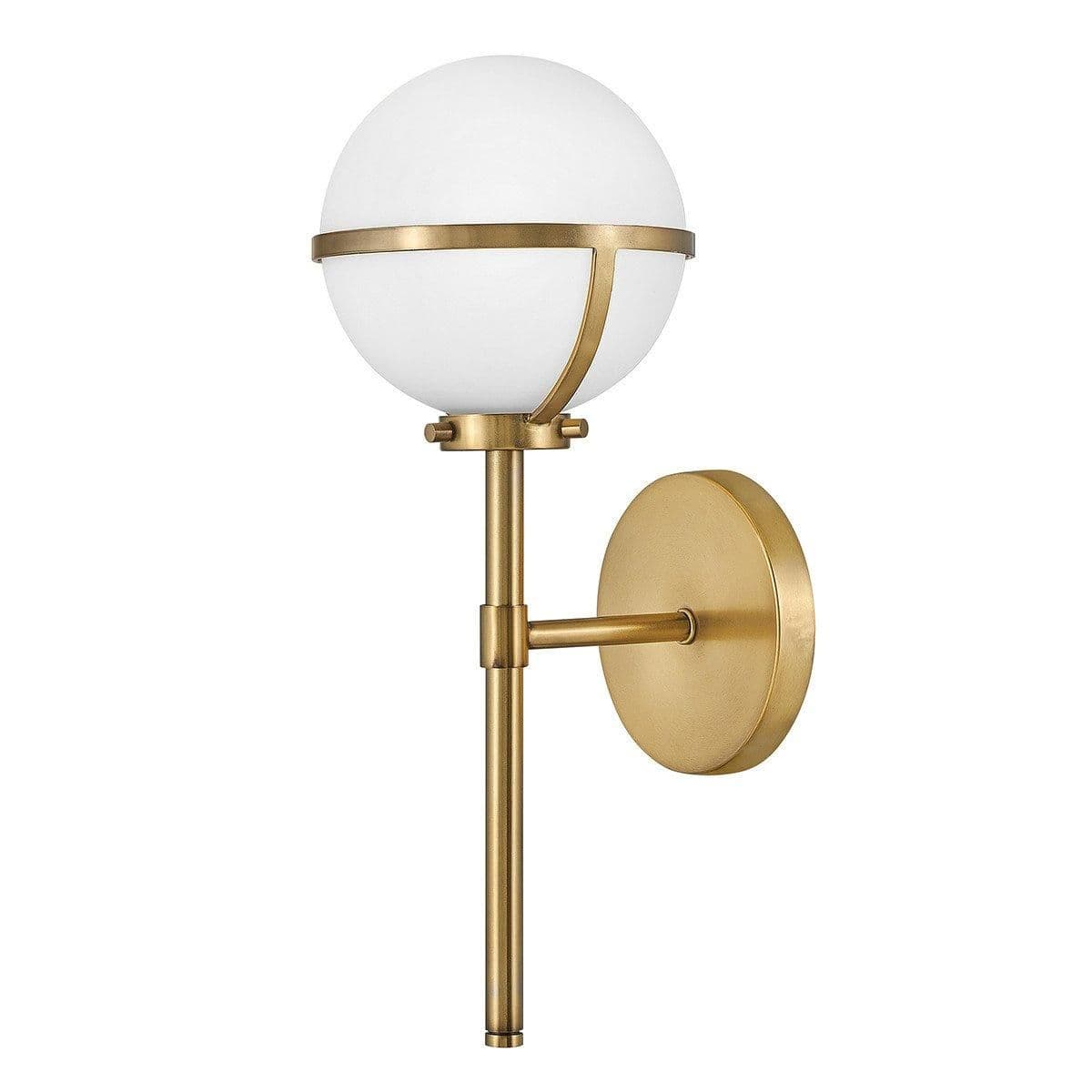 Hinkley Hollis Bathroom Wall Lamp Heritage Brass IP44
