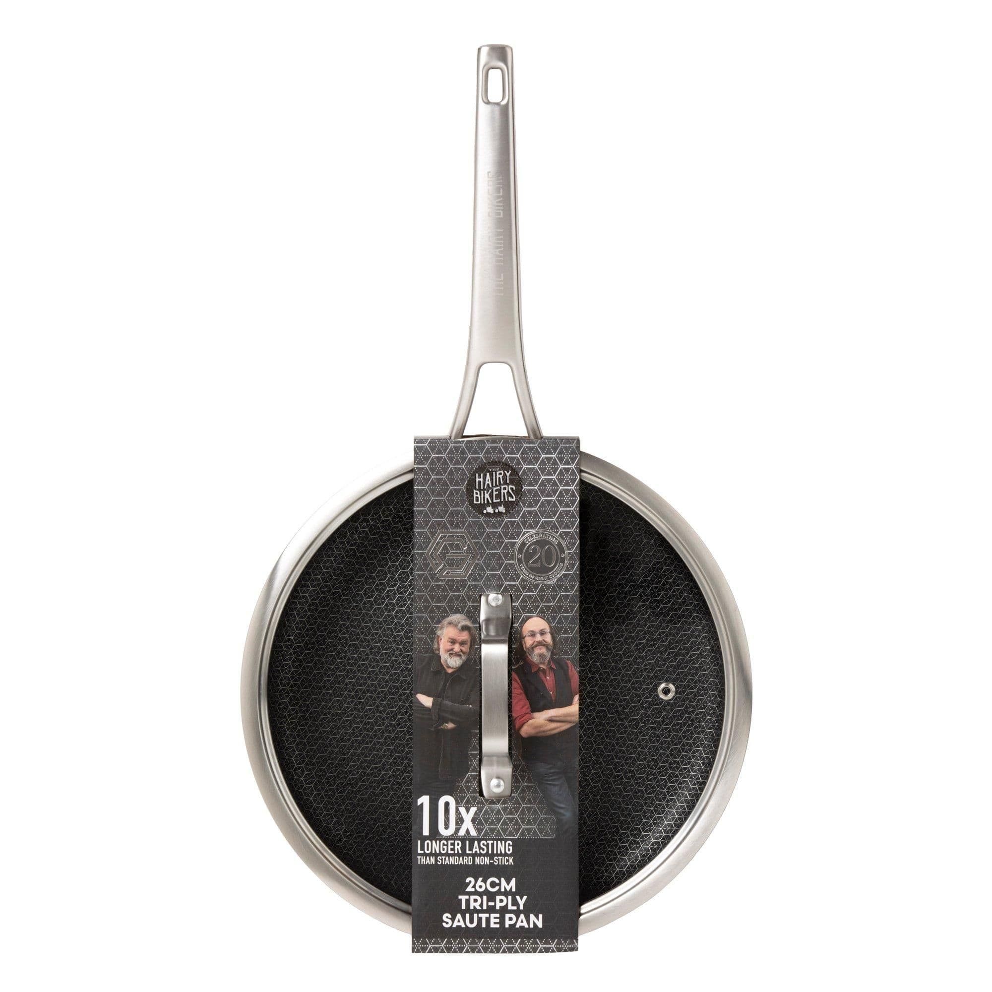 26cm Saute Pan HexGuard Non Stick Extra Durable Suitable All Hobs