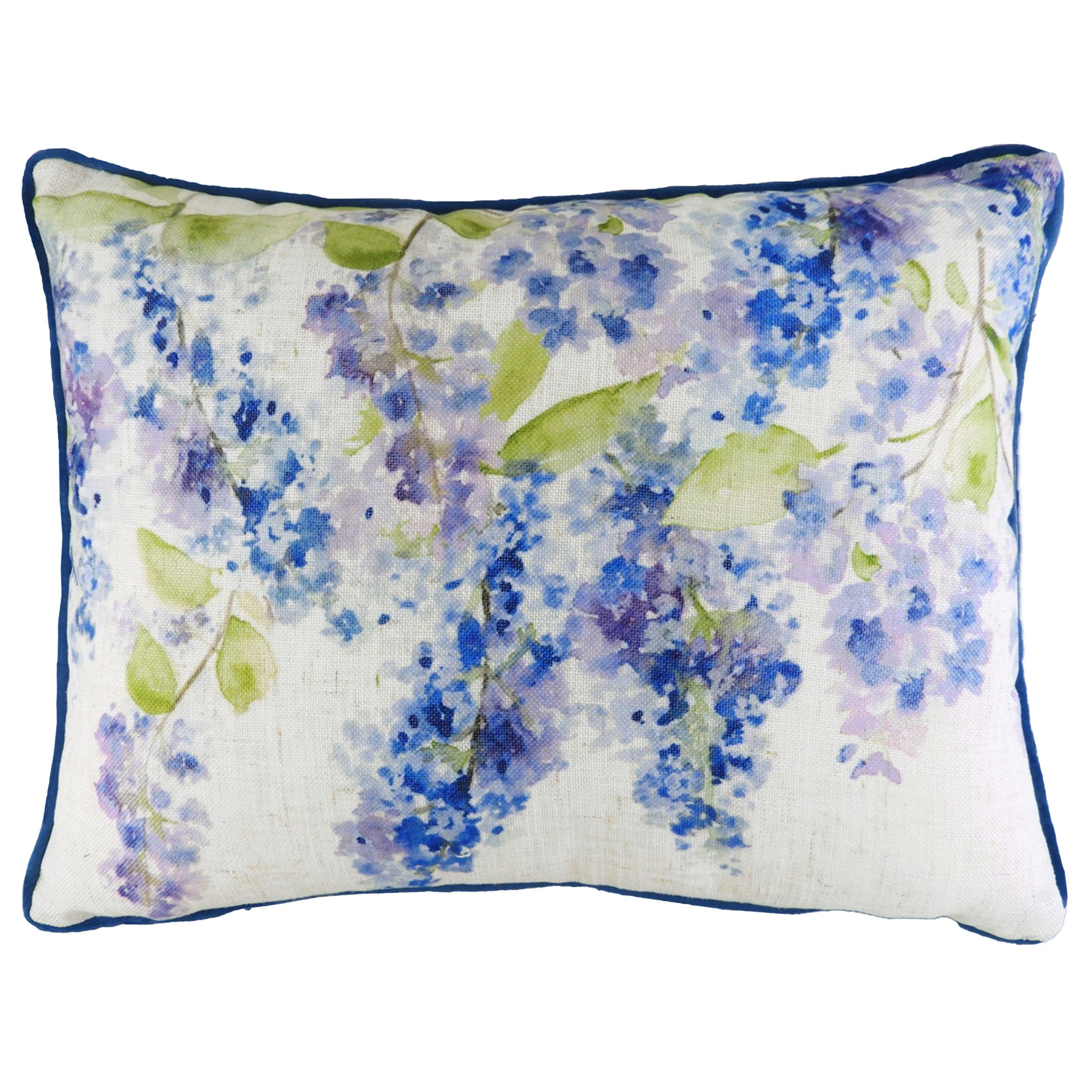 Blossoms Lilac Printed Cushion